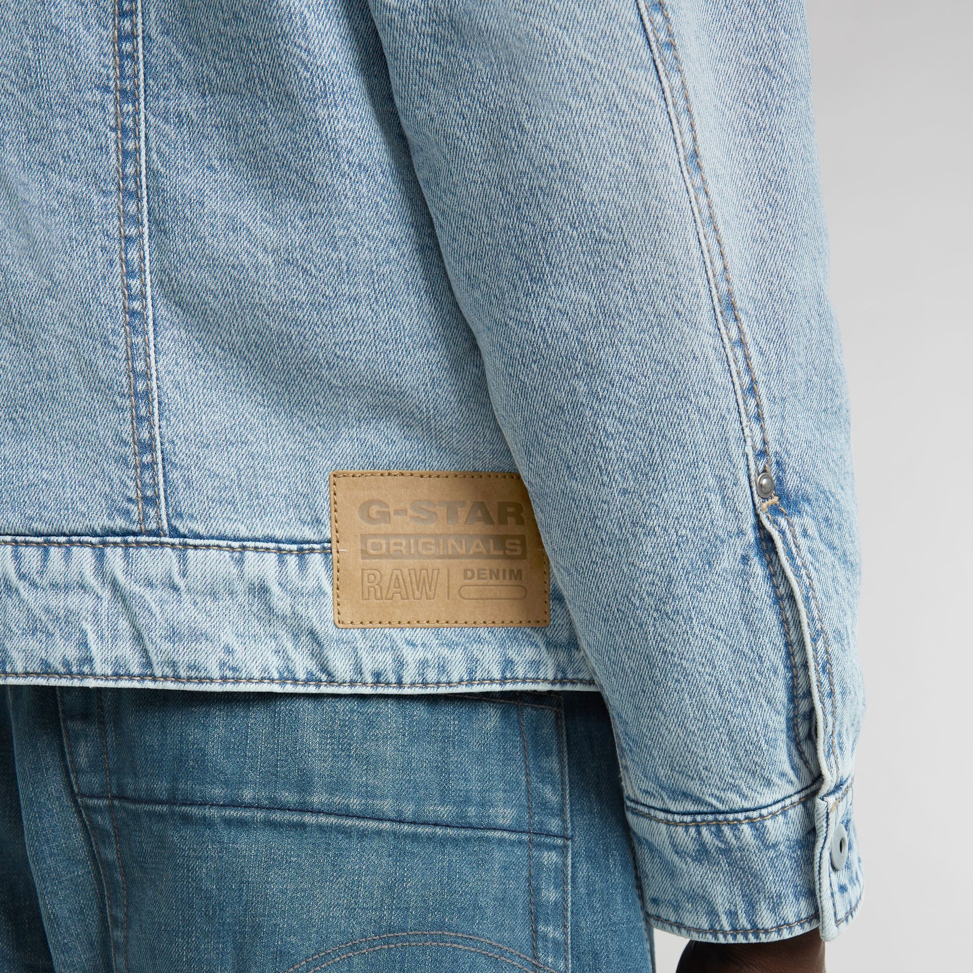 G-Star RAW Dakota Sherpa Jack Lichtblauw Heren