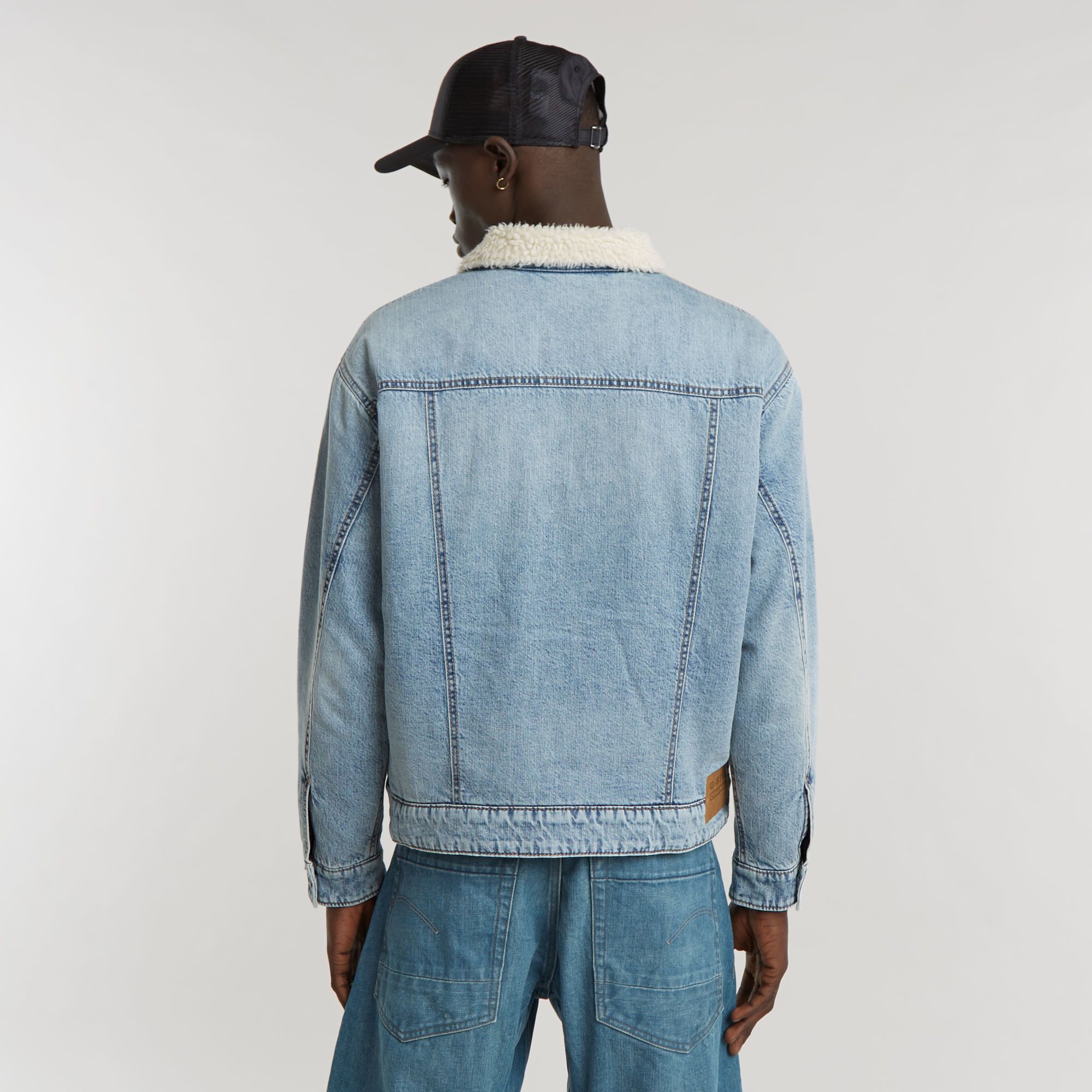 G-Star RAW Dakota Sherpa Jack Lichtblauw Heren