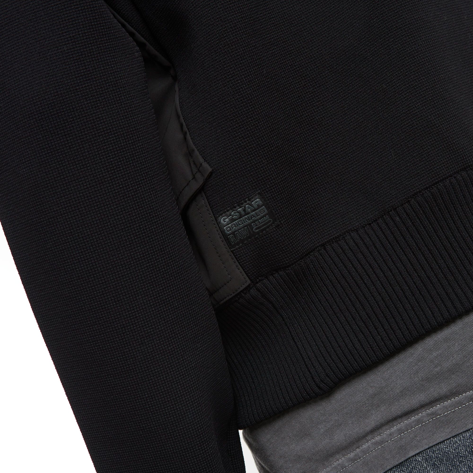 G-Star RAW Engineered Mix Gebreid Bomberjack Zwart Heren