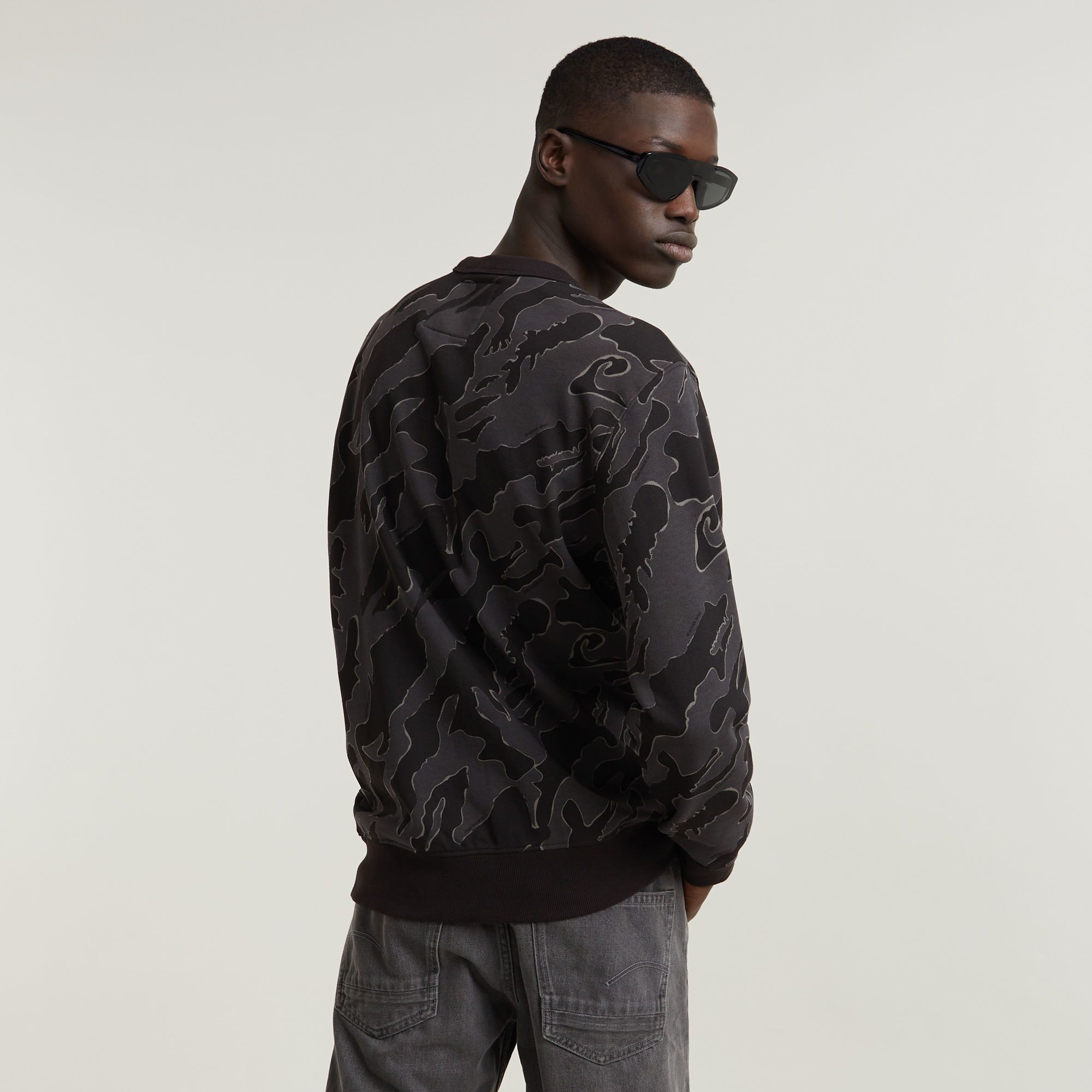 G-Star RAW Island Camo Sweater Meerkleurig Heren