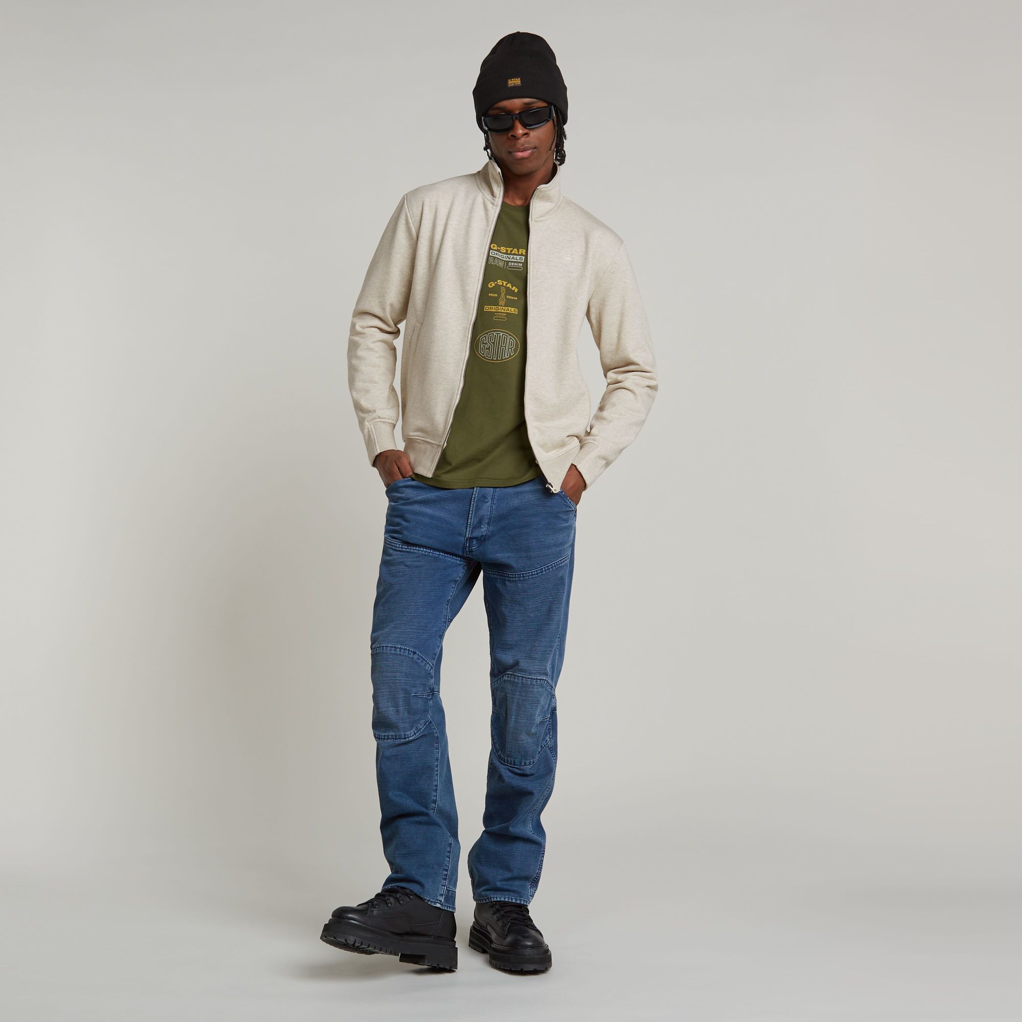 G-Star RAW Nifous Sweater Met Rits Meerkleurig Heren