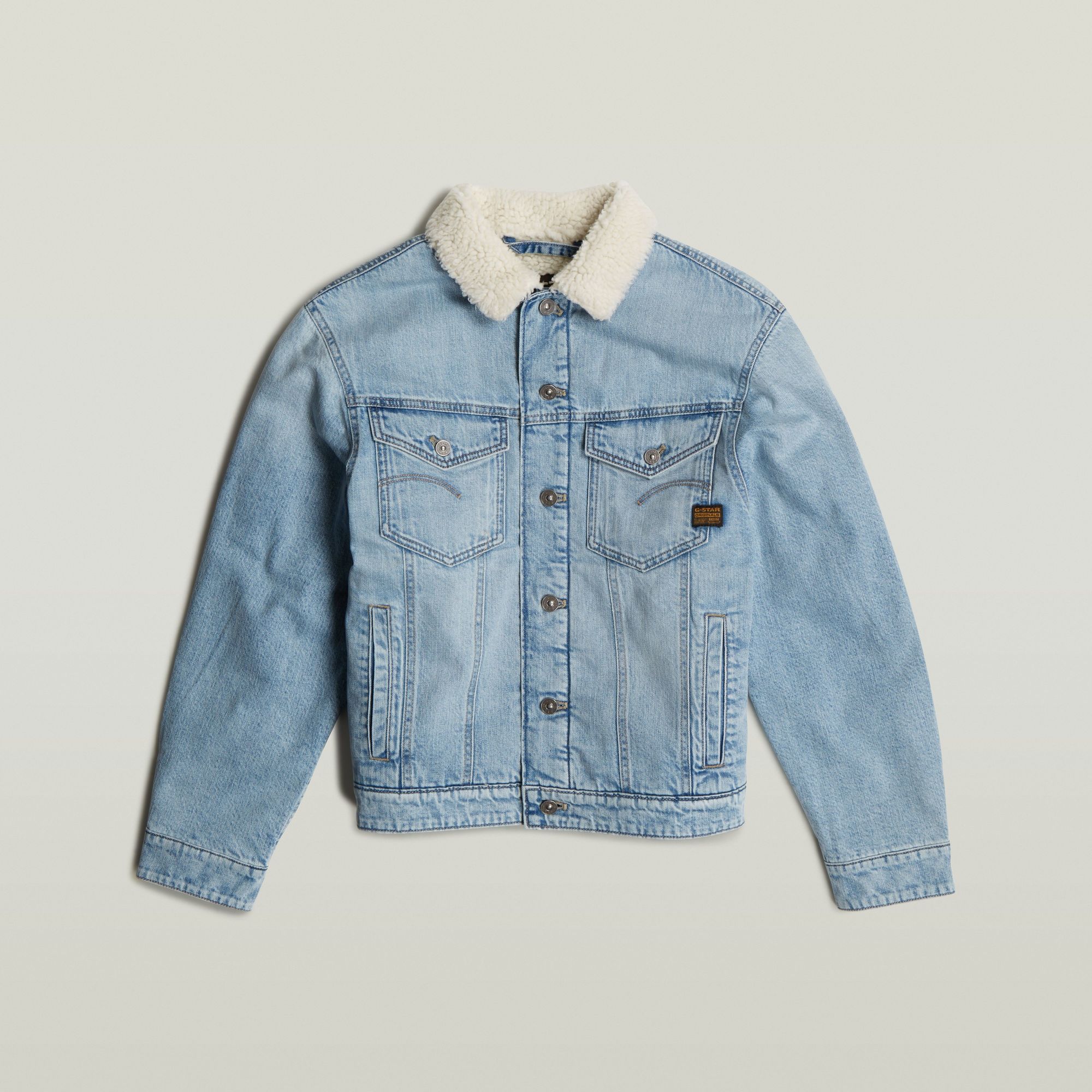 G-Star RAW Relaxed Sherpa Jack Lichtblauw Dames
