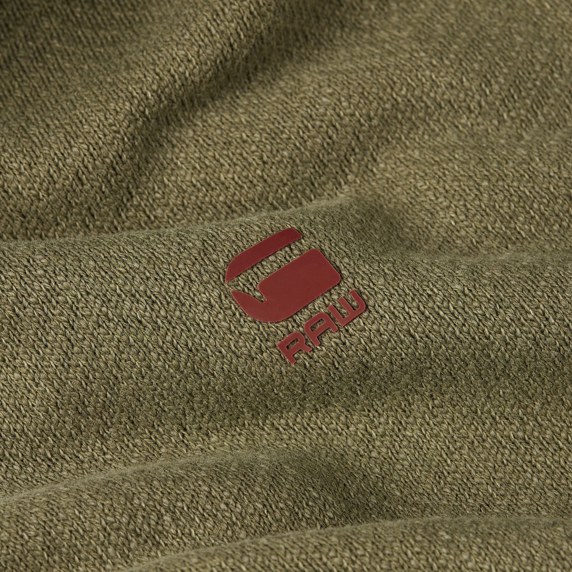 G-Star RAW Overdyed Hoodie Groen Heren