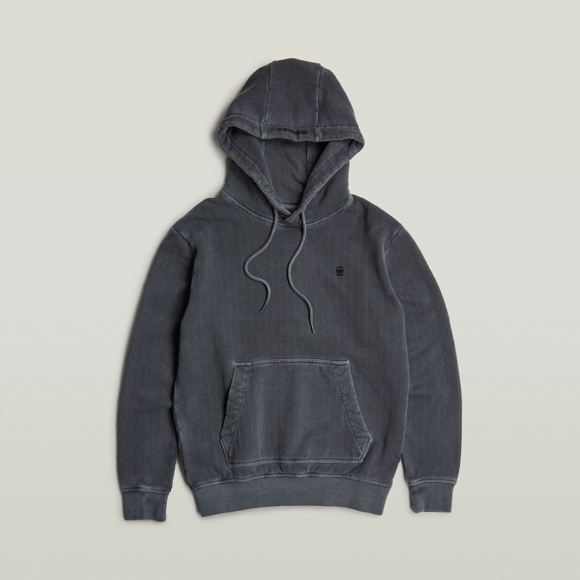 G-Star RAW Overdyed Hoodie Zwart Heren