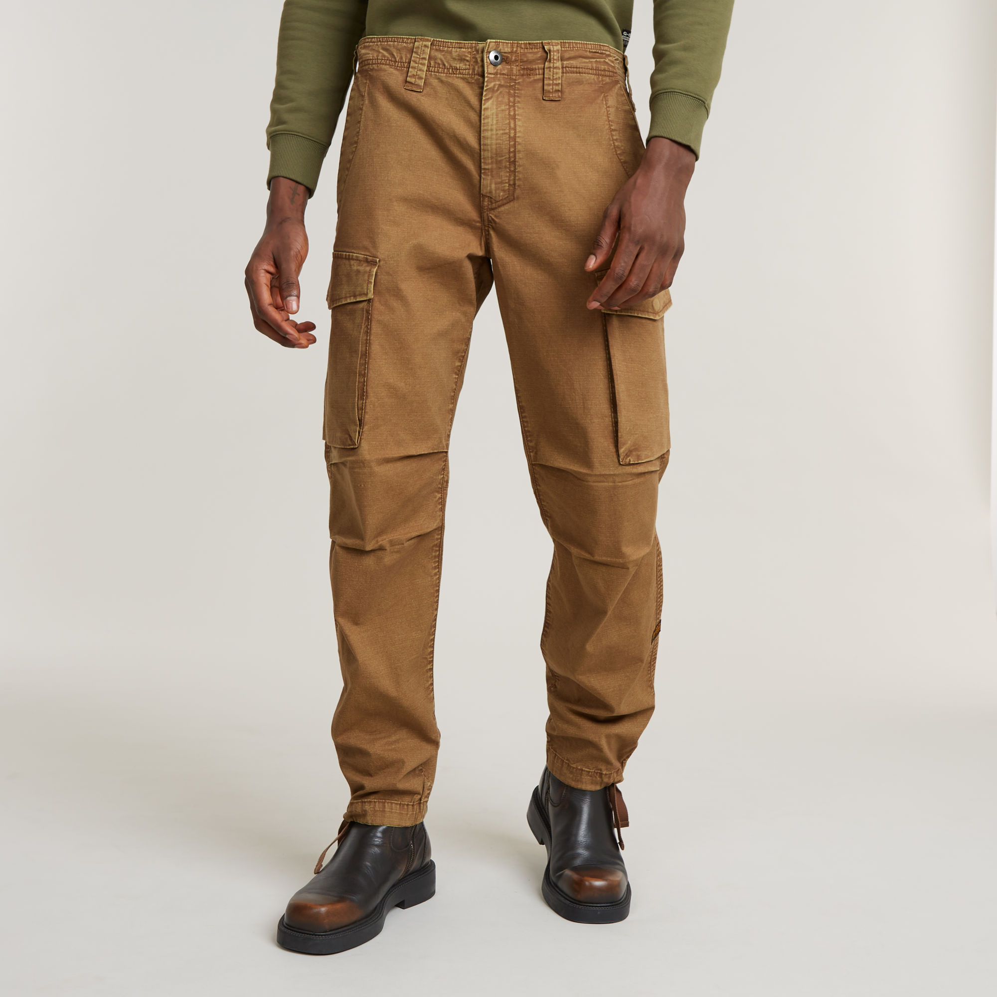 

Core Regular Cargo Pants - Brown - Men