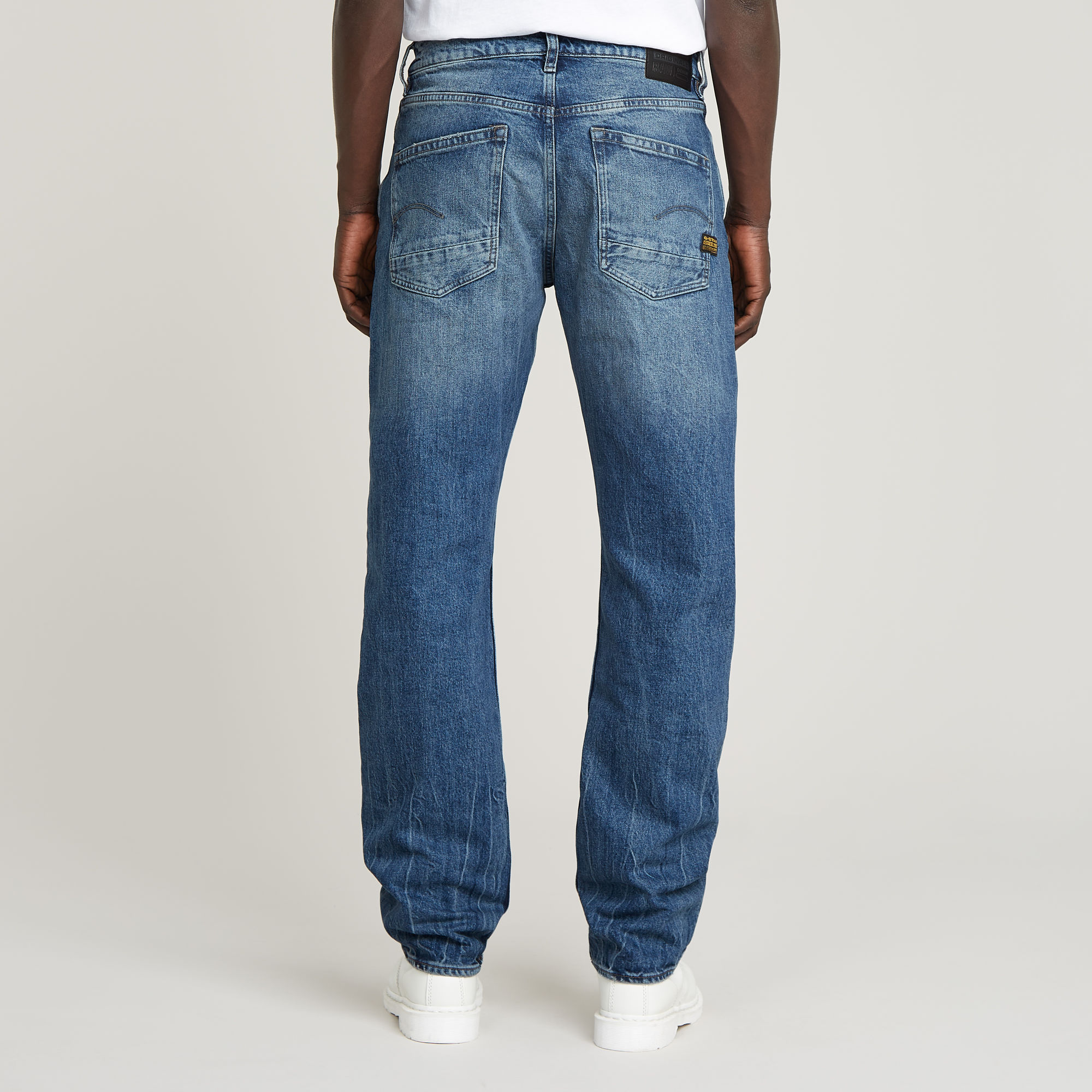 G-Star RAW Dakota Regular Straight Jeans Midden blauw Heren