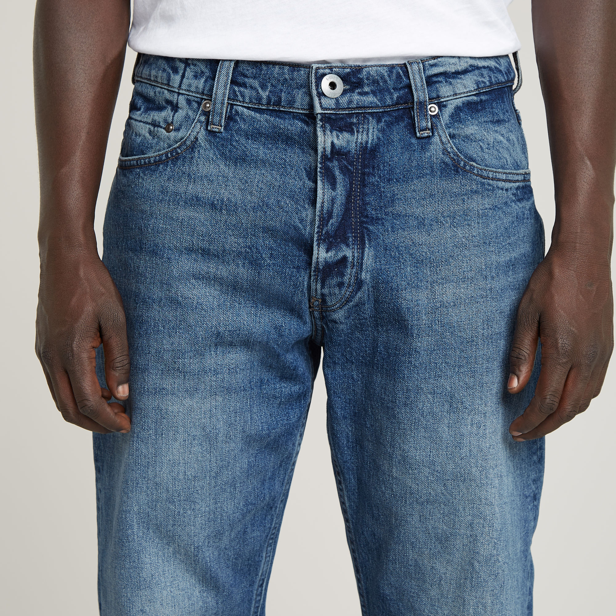 G-Star RAW Dakota Regular Straight Jeans Midden blauw Heren