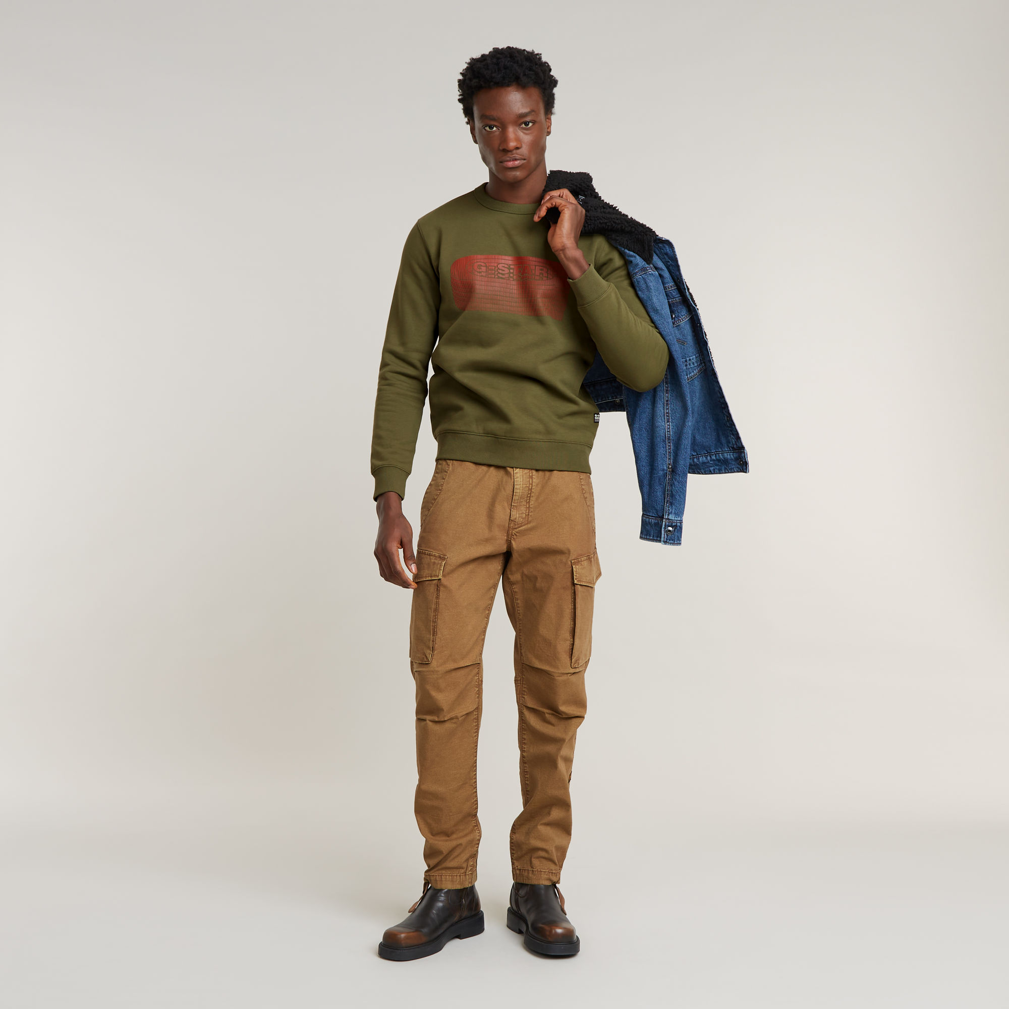 G-Star RAW Core Regular Cargo Broek Bruin Heren