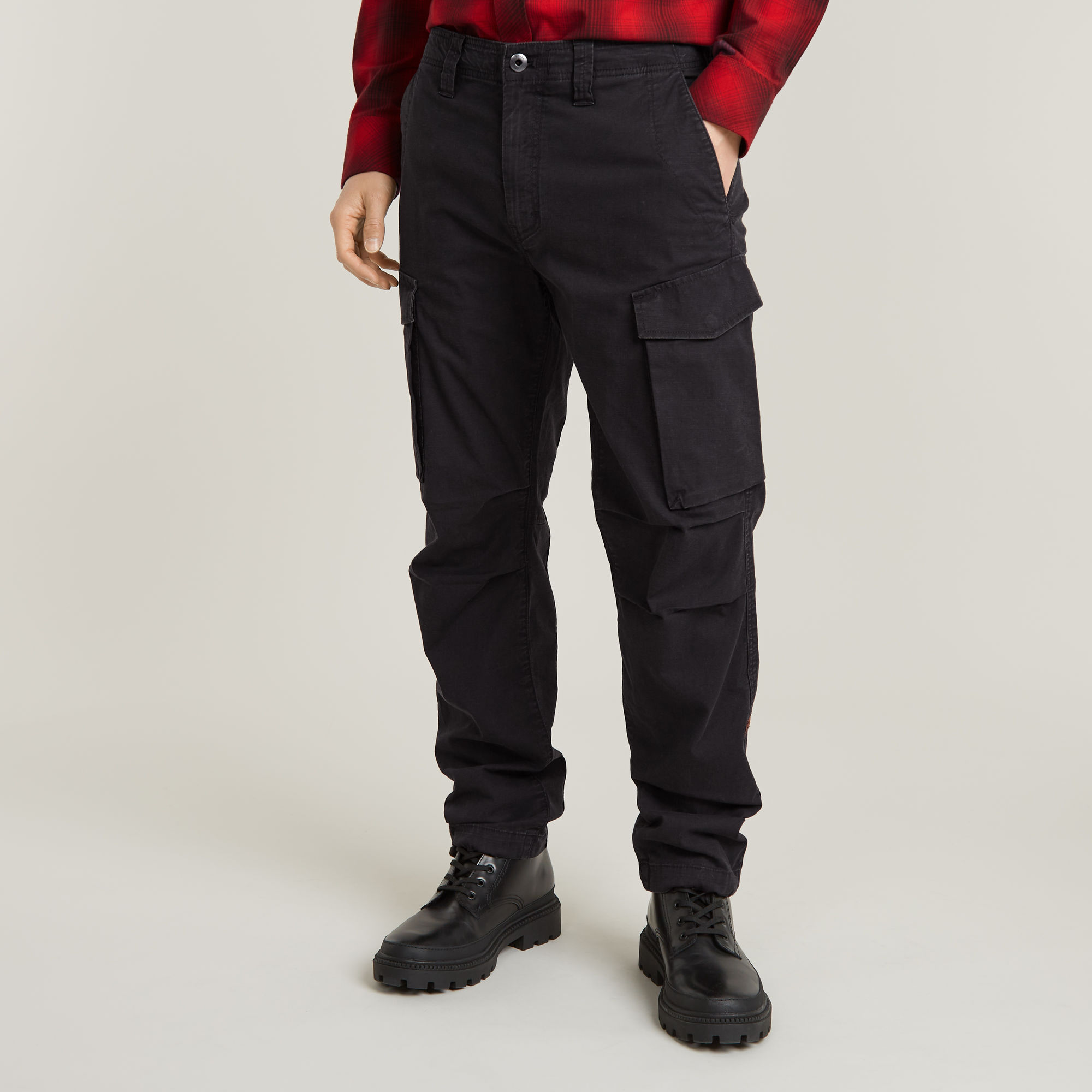 

Core Regular Cargo Pants - Black - Men