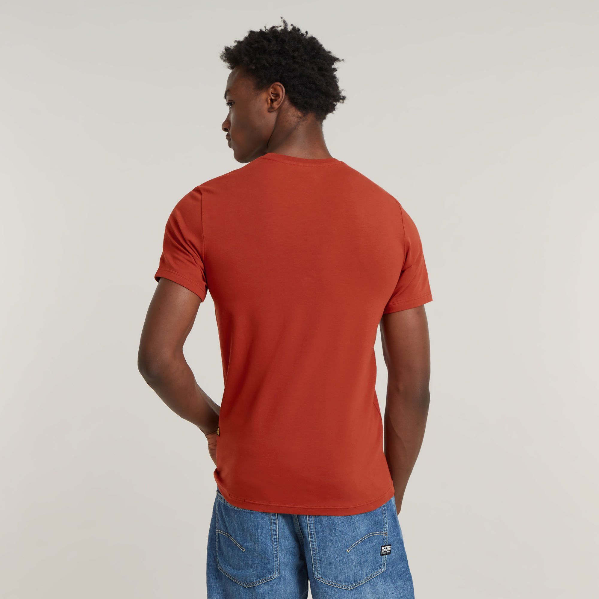 G-Star RAW Slim Base T-Shirt Rood Heren