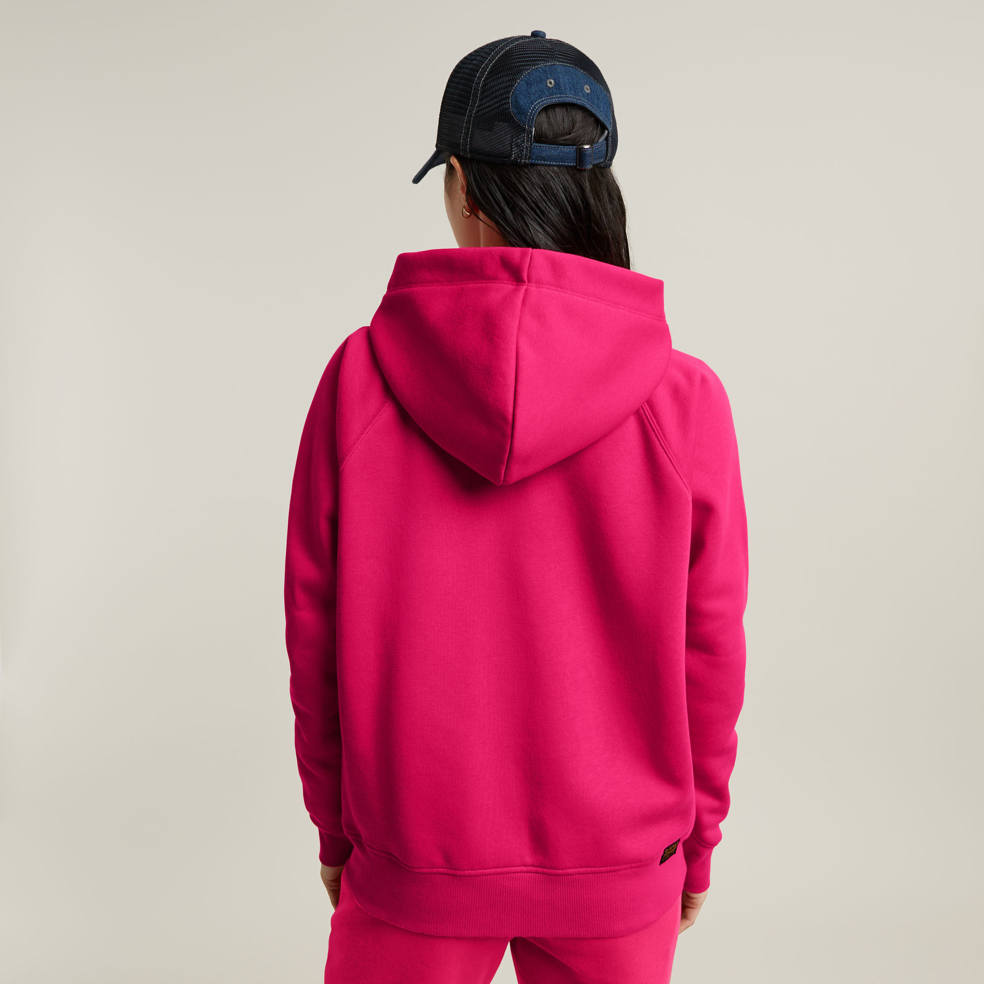 G-Star RAW Premium Core 2.1 Hoodie Met Rits Roze Dames