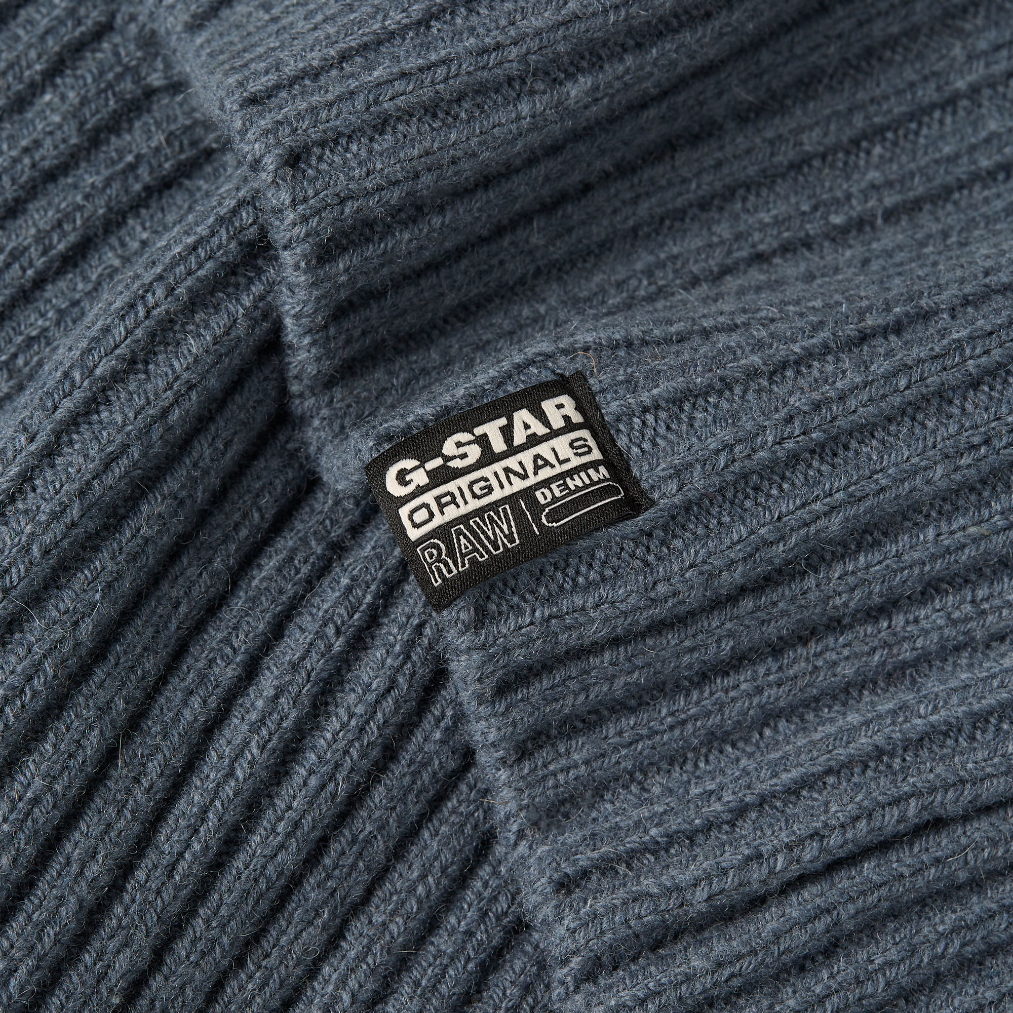 G-Star RAW Gebreide Trui Essential Grijs Heren