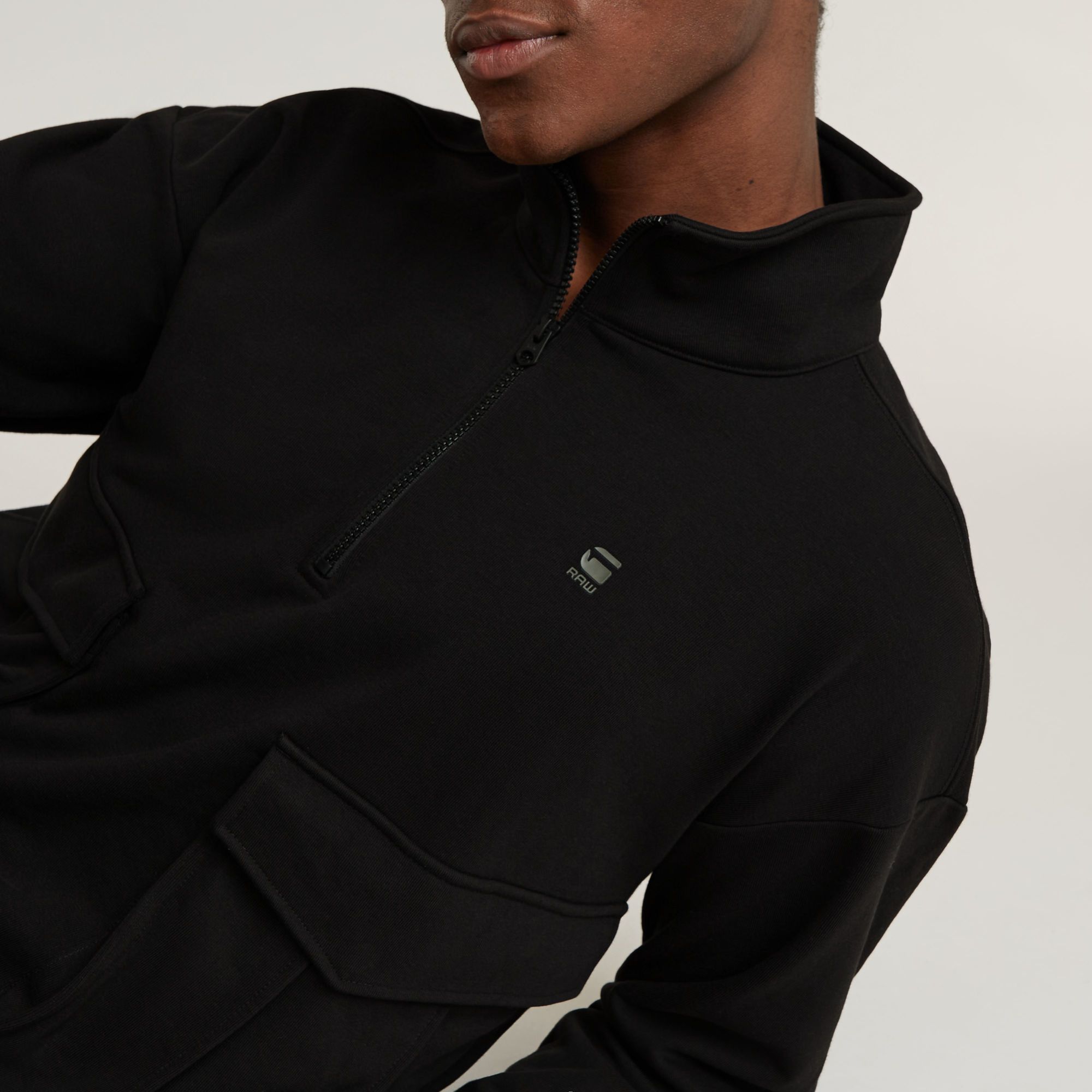 G-Star RAW Rovic Skipper Loose Sweater Zwart Heren