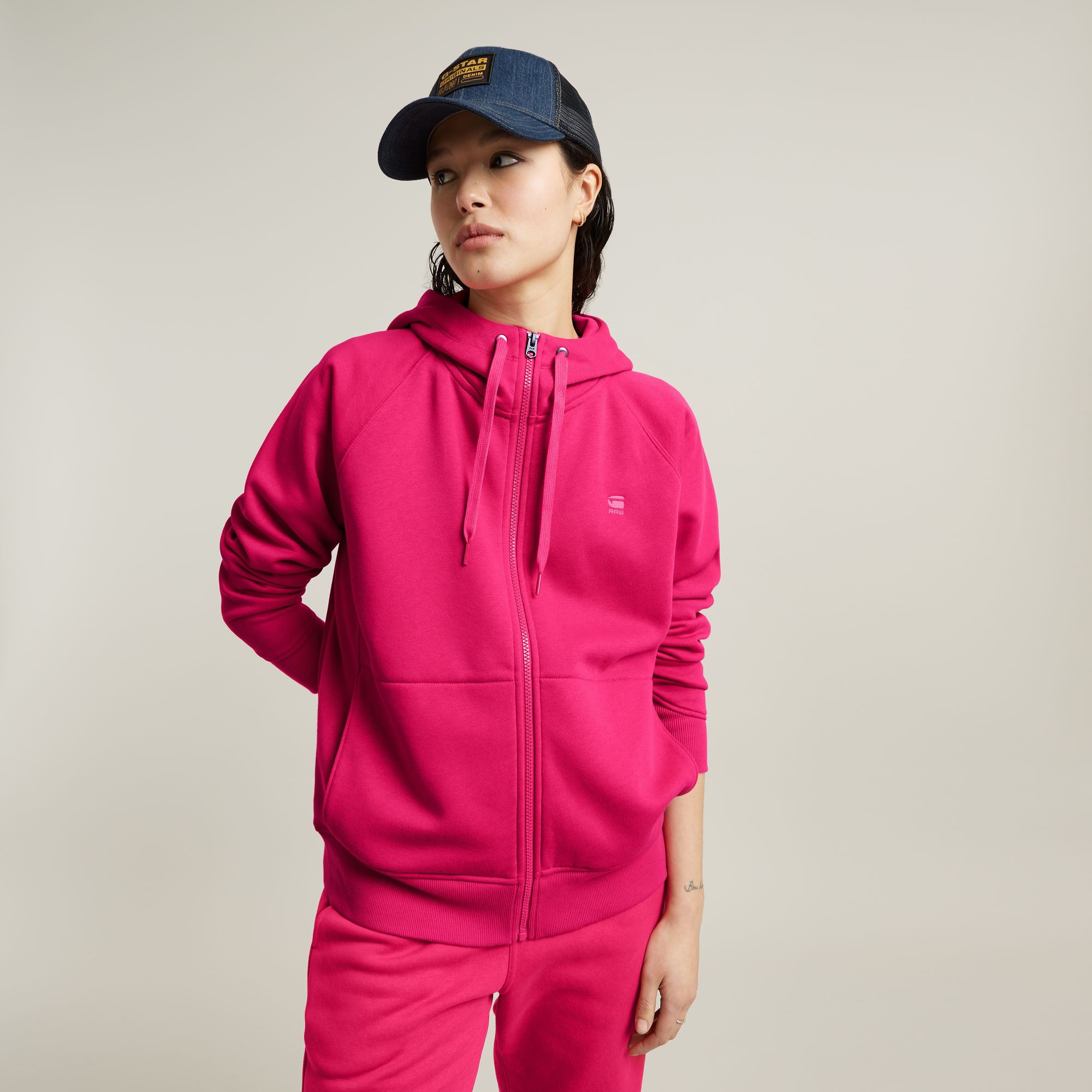 Premium Core 2.1 Hooded Sweater Jacke - Pink - Damen