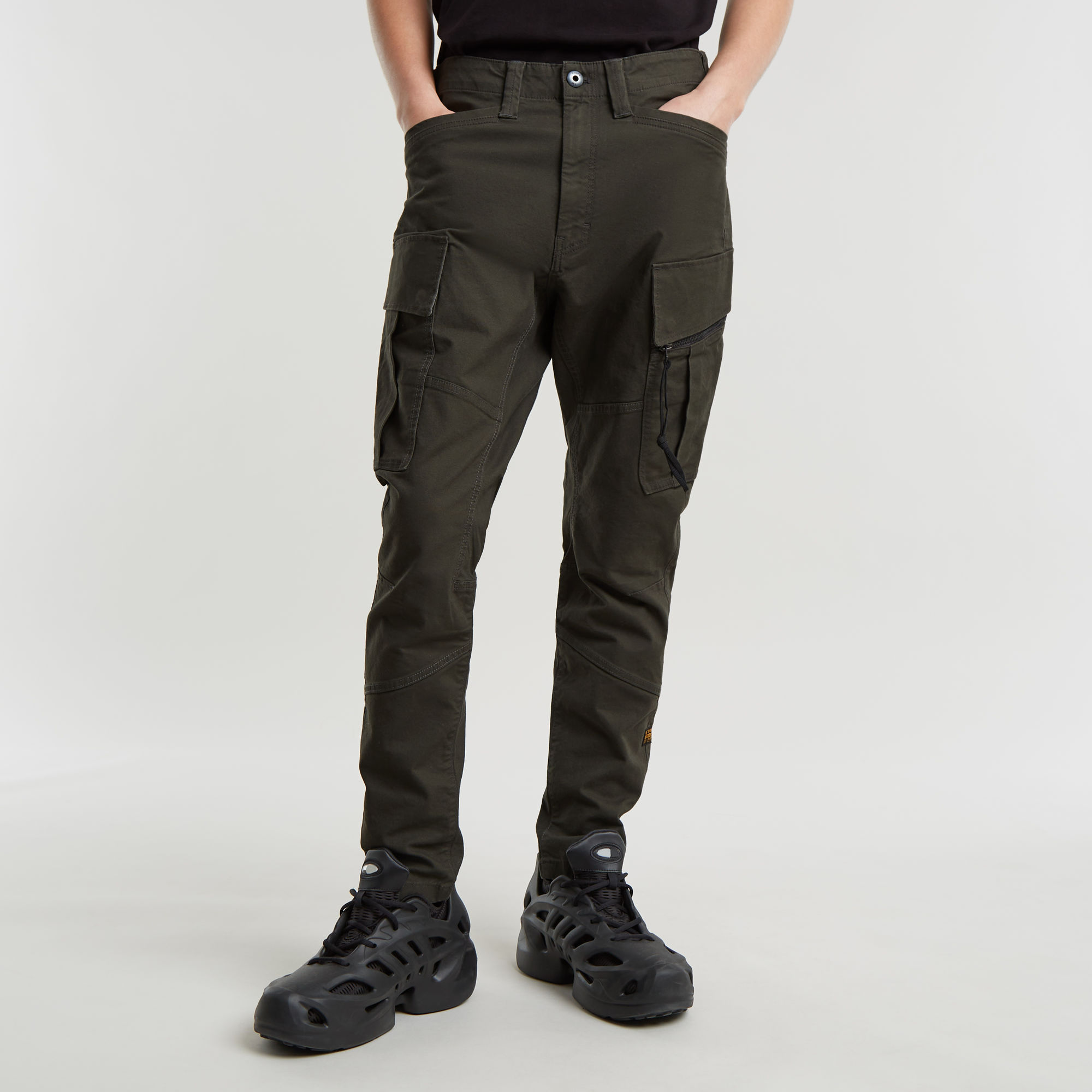 Zip Pocket 3D Skinny Cargohose 2.0 - Grau - Herren