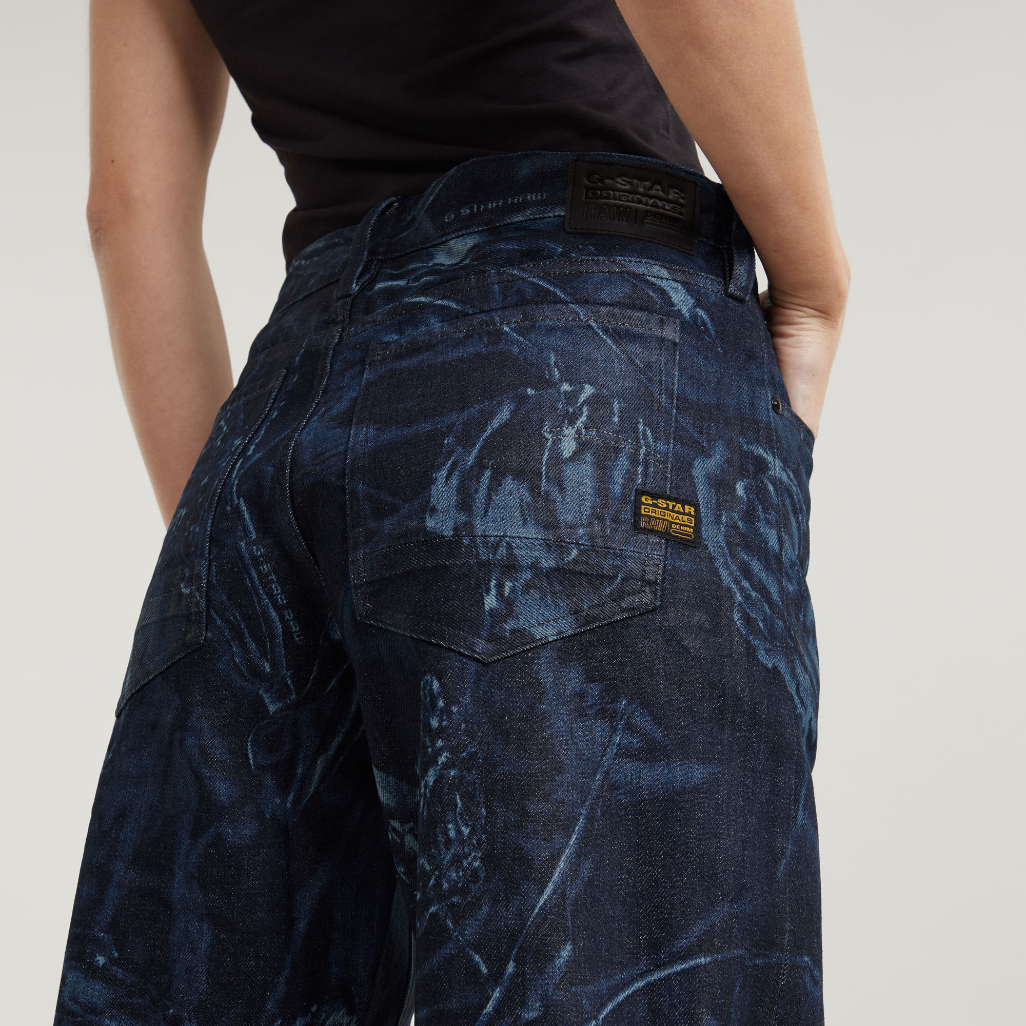 G-Star RAW Judee Low Waist Loose Jeans Midden blauw Dames