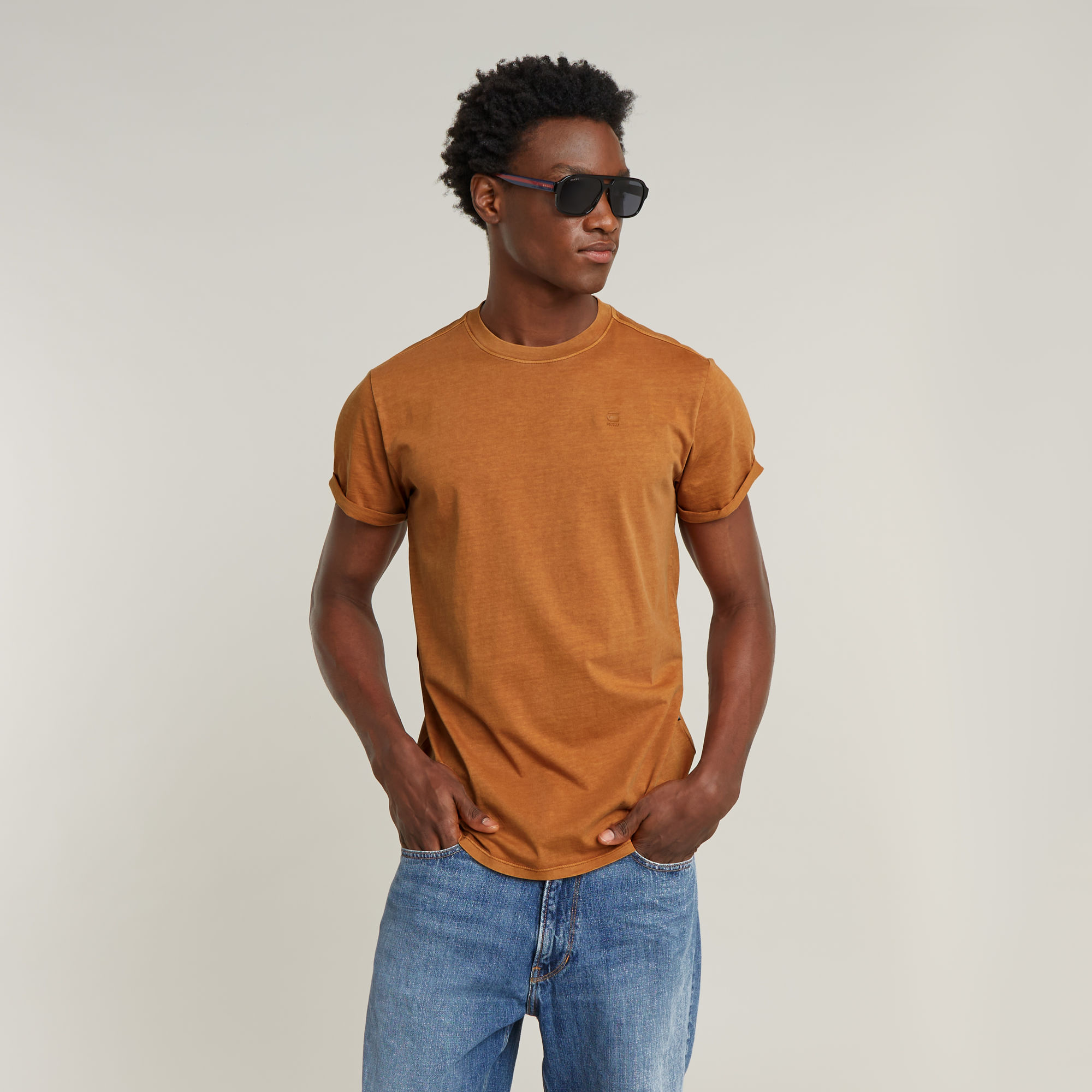 G-Star RAW Lash T-Shirt Bruin Heren
