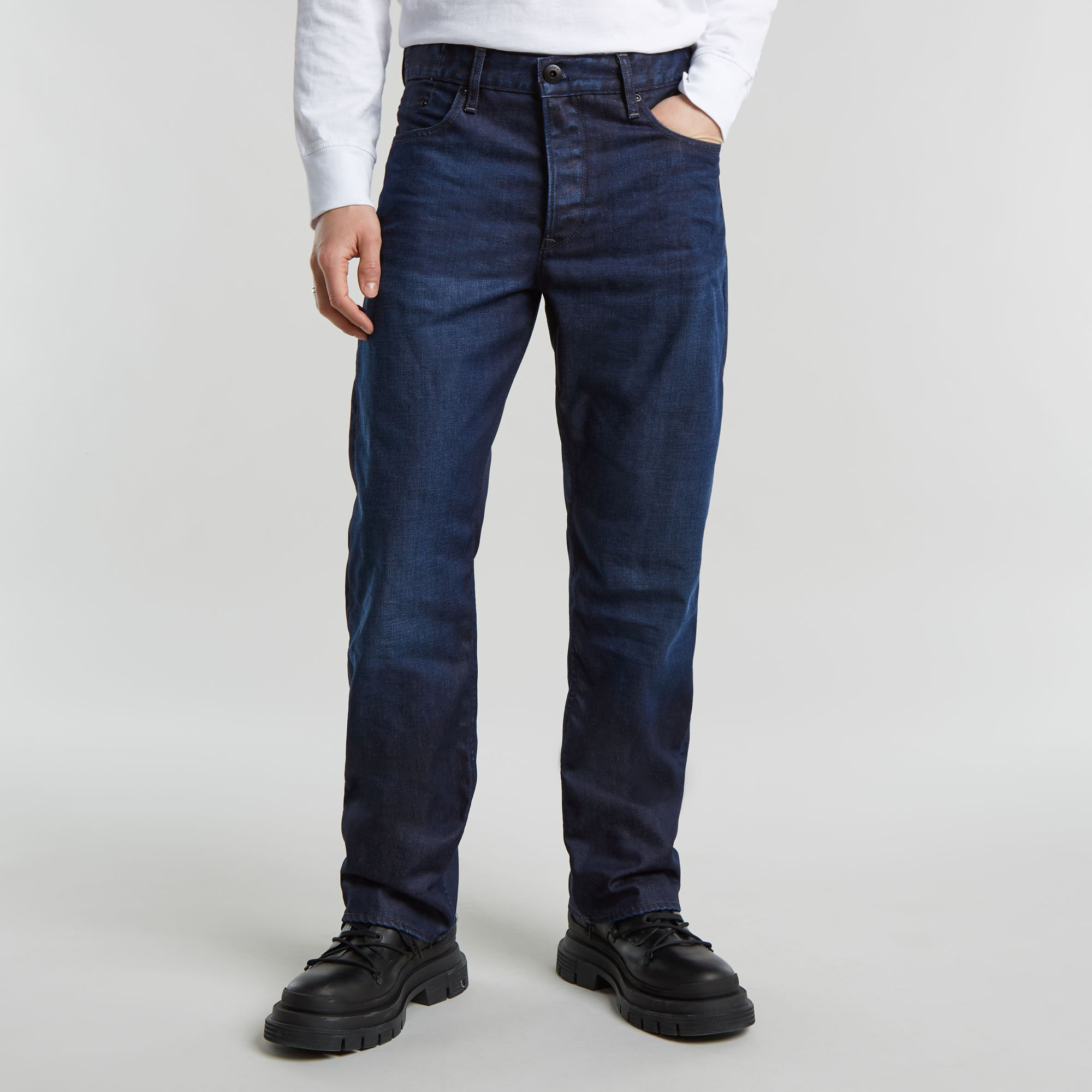 

Dakota Regular Straight Jeans - Dark blue - Men