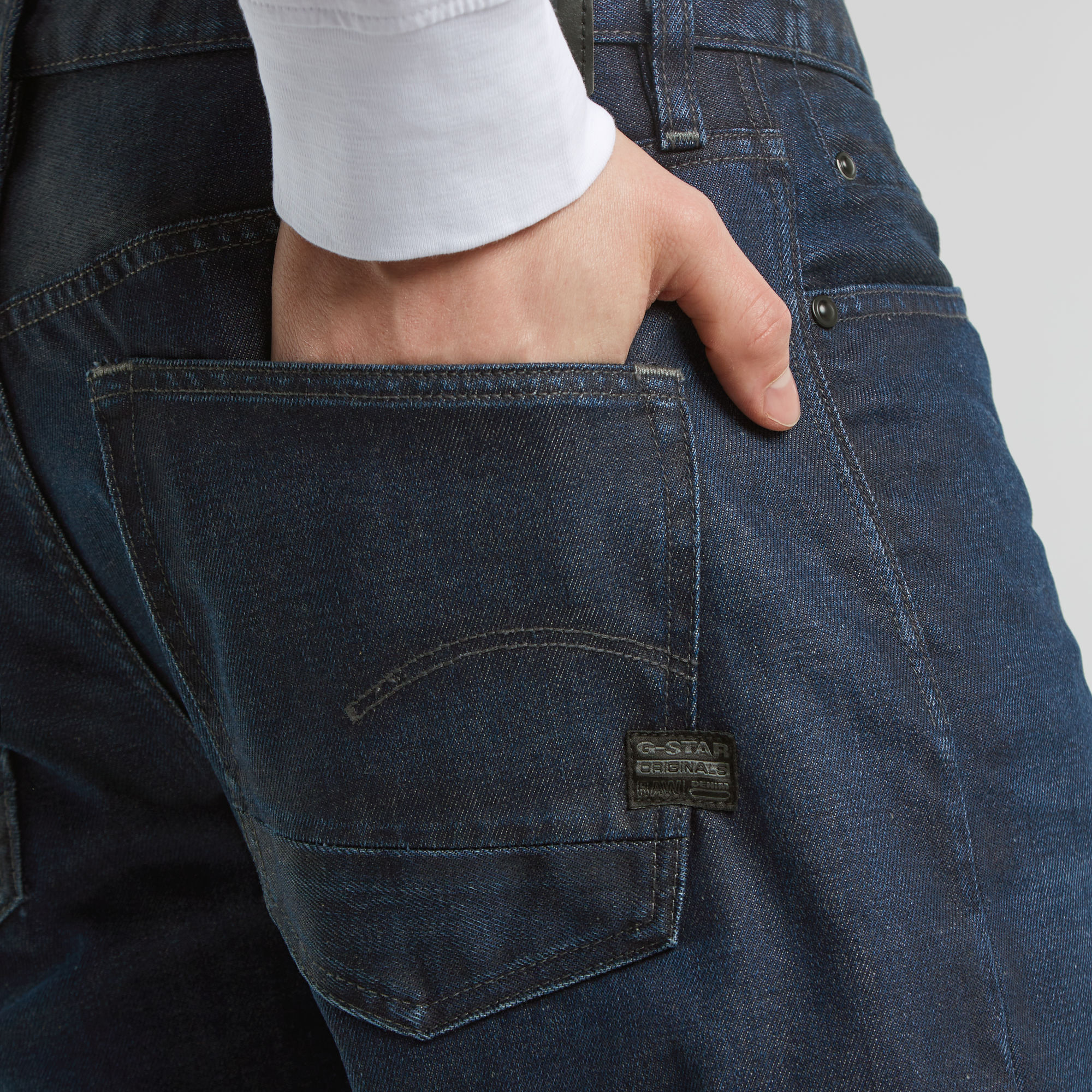 G-Star RAW Dakota Regular Straight Jeans Donkerblauw Heren
