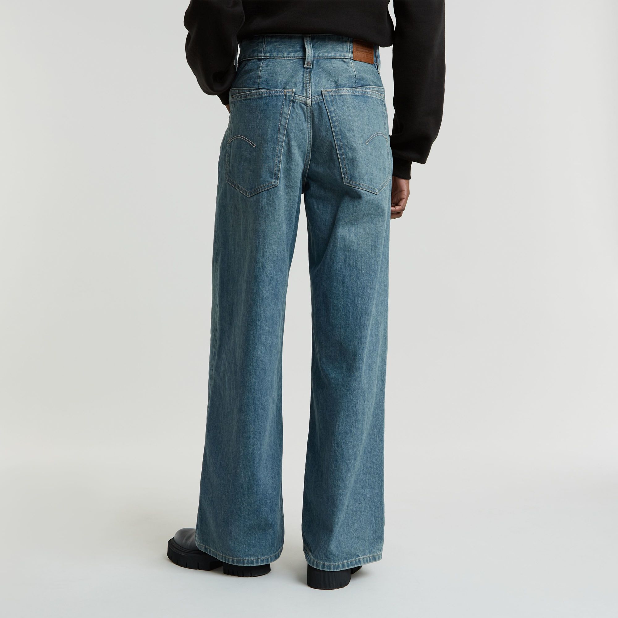 G-Star RAW Skater High Loose Jeans Midden blauw Dames