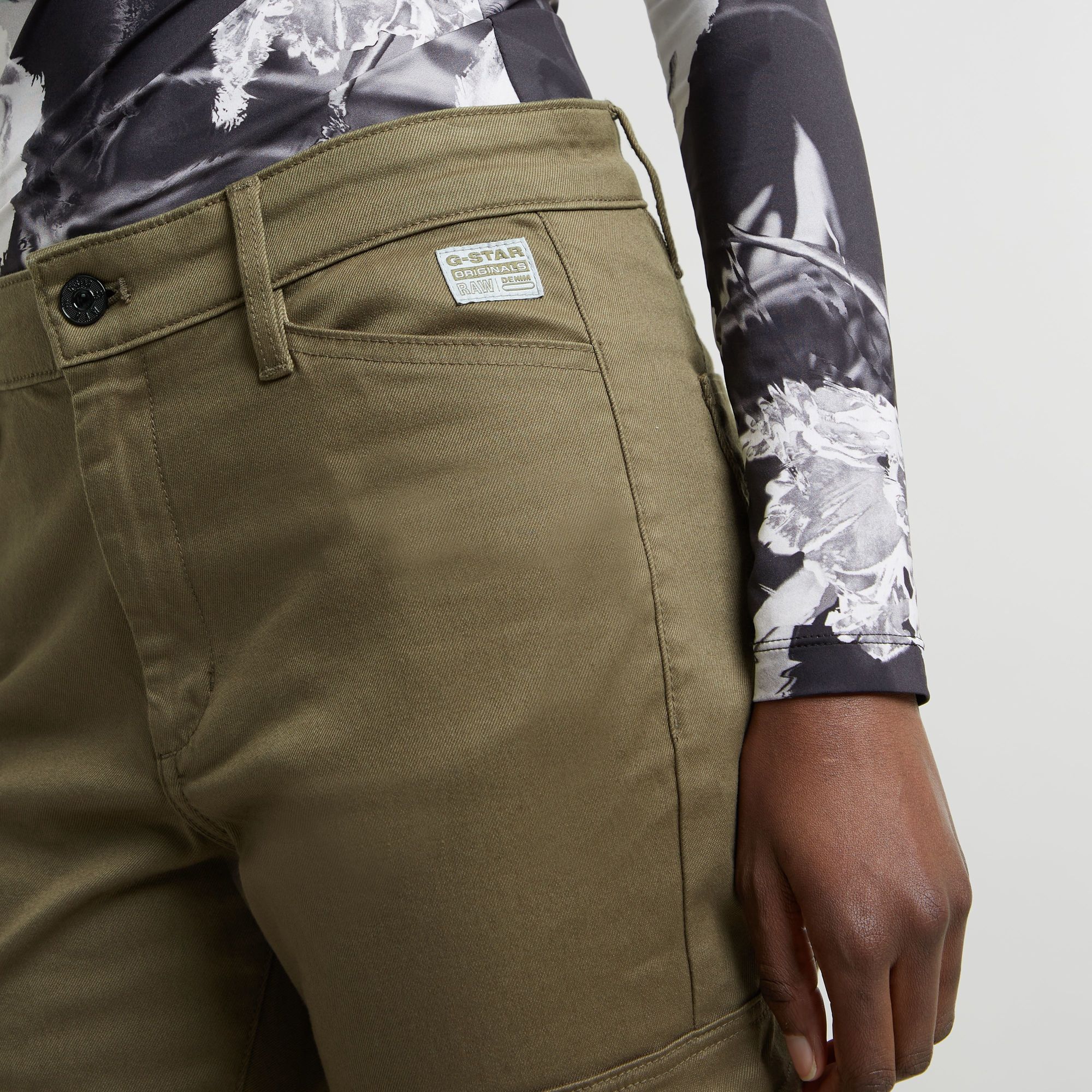 G-Star RAW Skinny Cargo Broek 2.0 Groen Dames