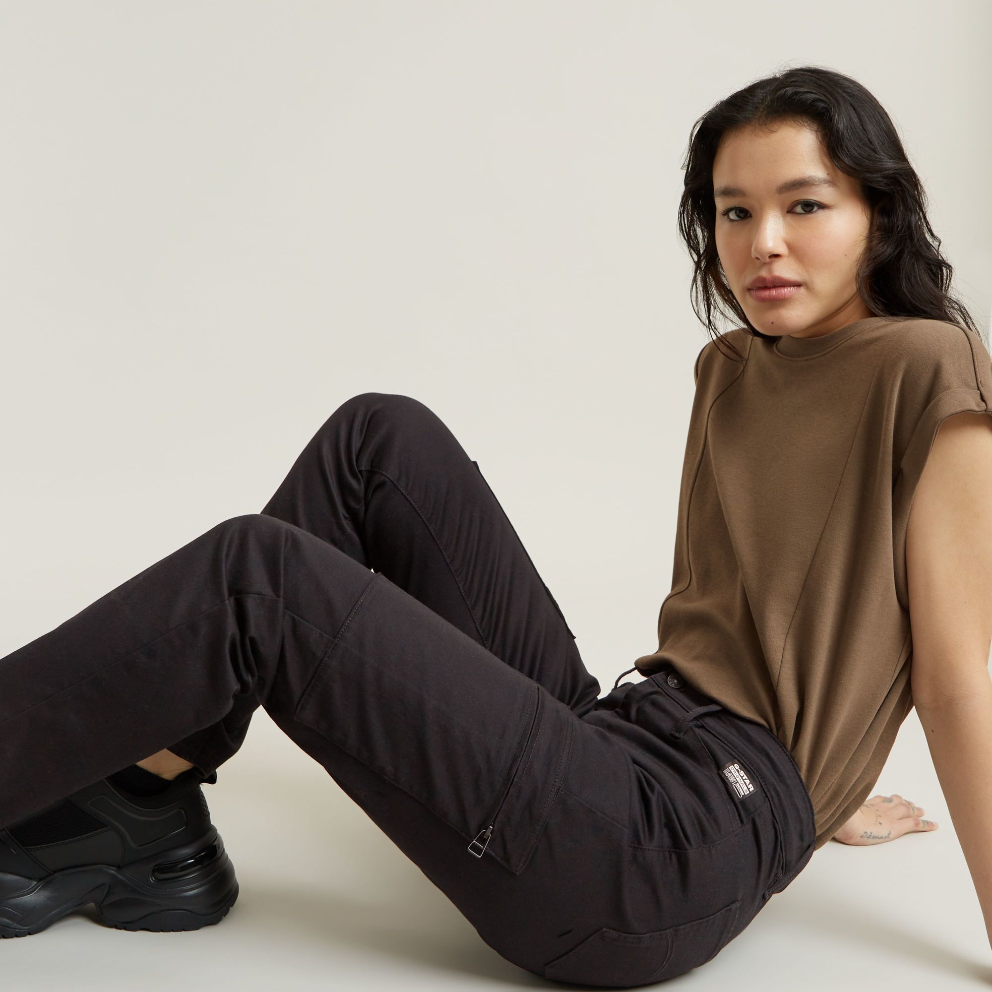 G-Star RAW Skinny Cargo Broek 2.0 Zwart Dames