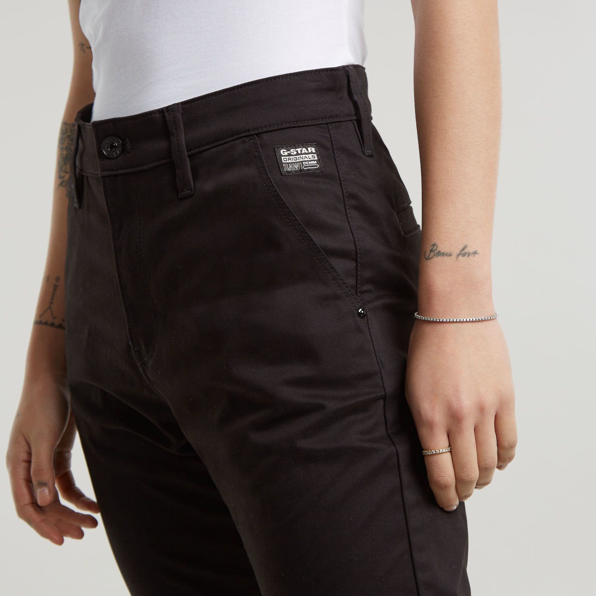 G-Star RAW Slim Chino Zwart Dames
