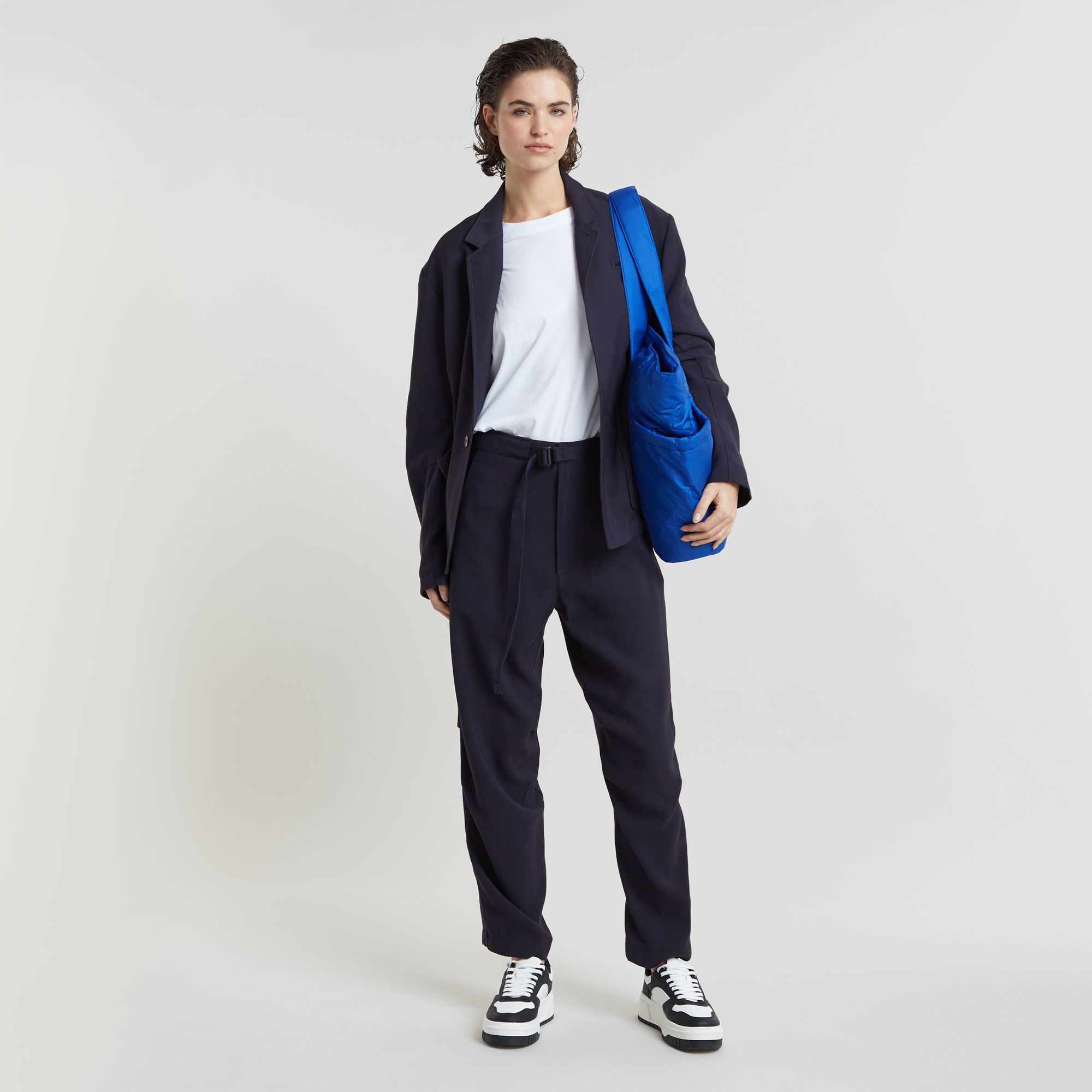 Thumbnail - Relaxed Light Hose - Dunkelblau - Damen