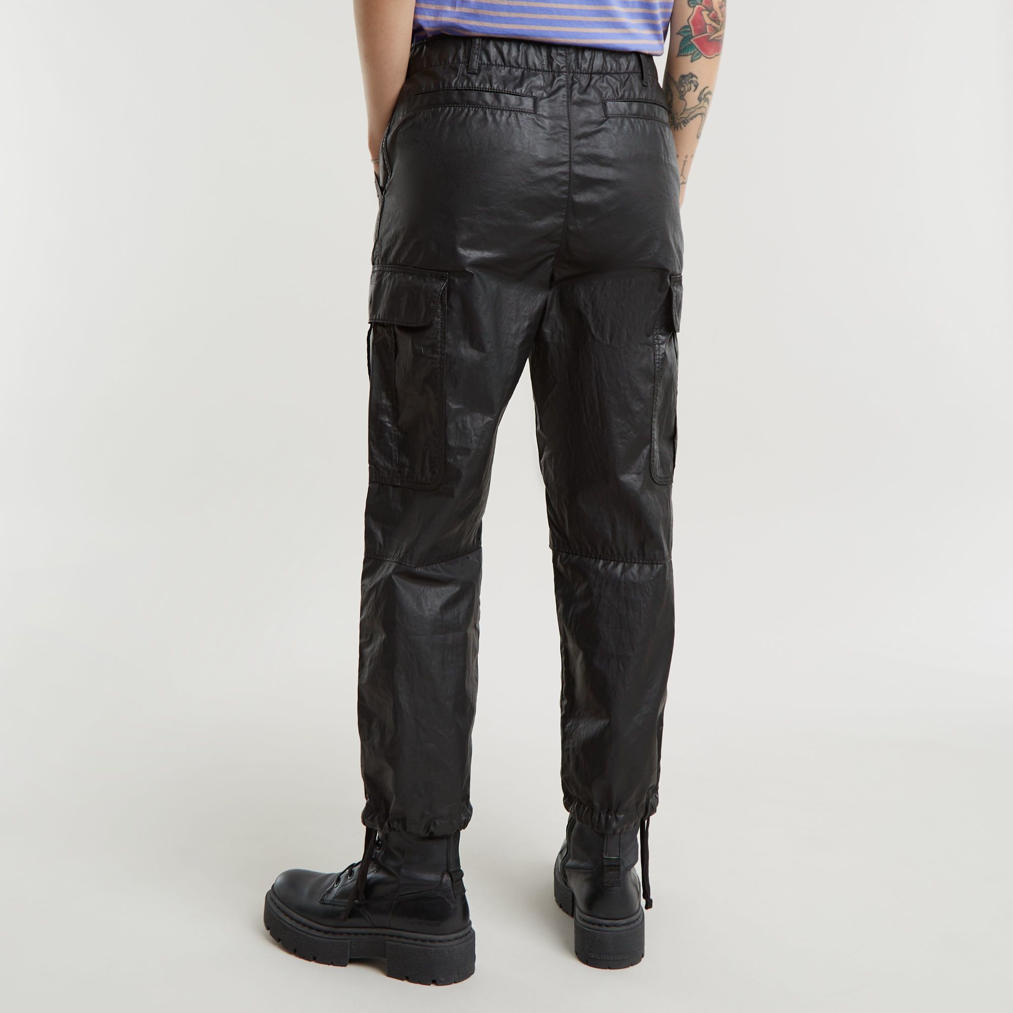 G-Star RAW Cargo Cropped Drawcord Zwart Dames