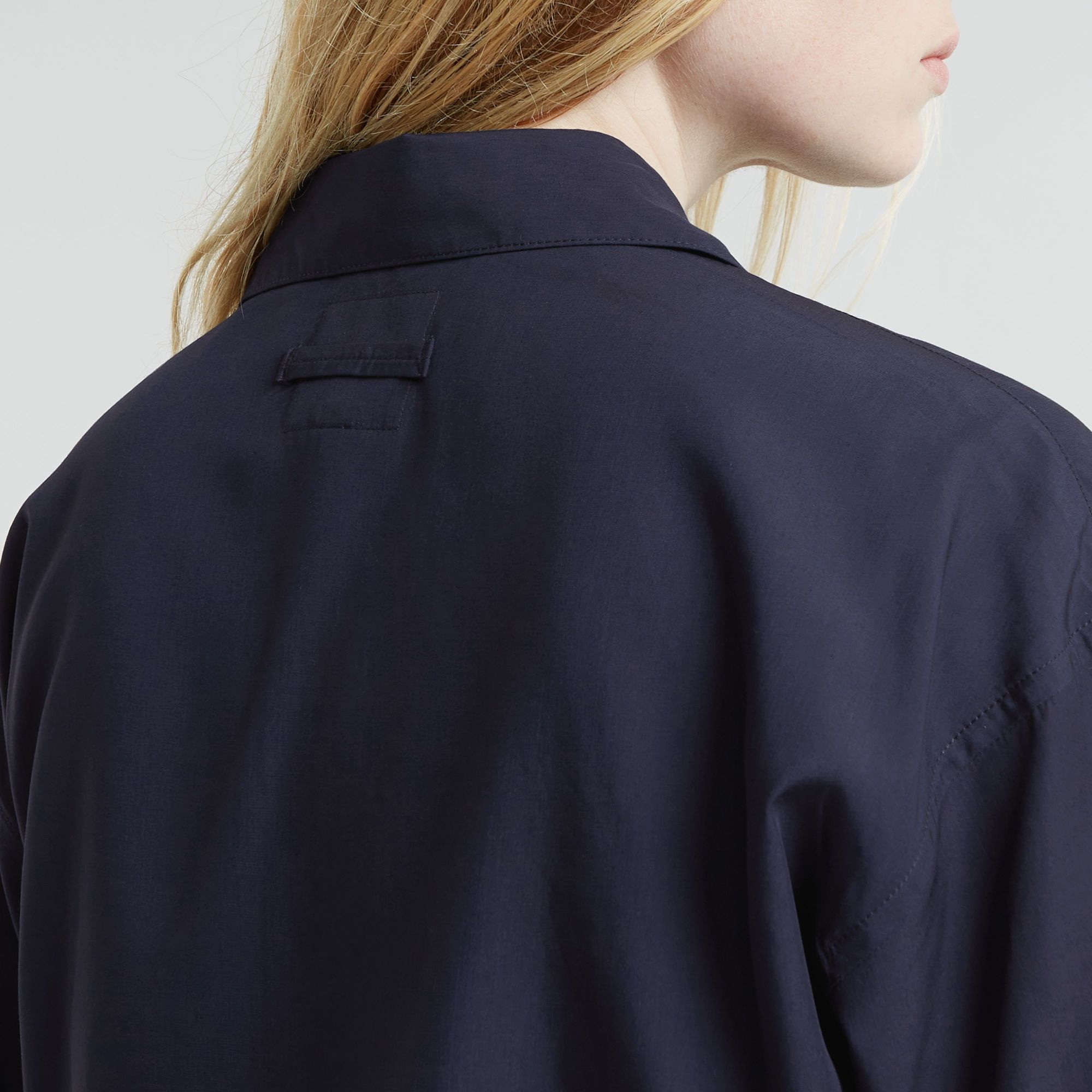 G-Star RAW Cropped Pocket Blouse Donkerblauw Dames