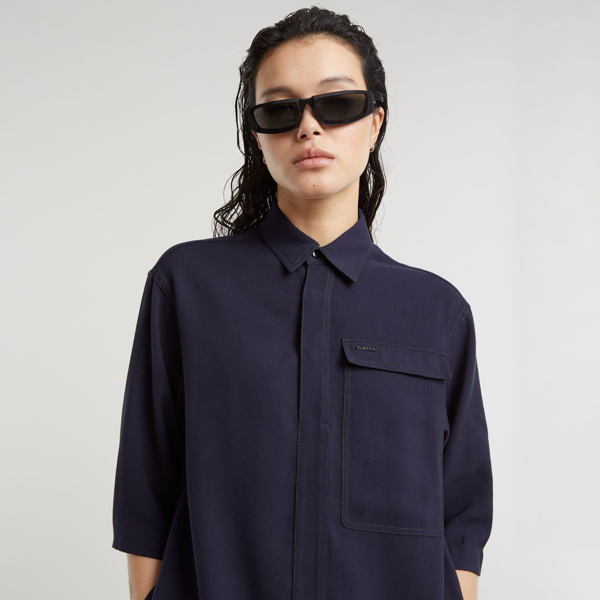 G-Star RAW Cargo Tuniekjurk Donkerblauw Dames