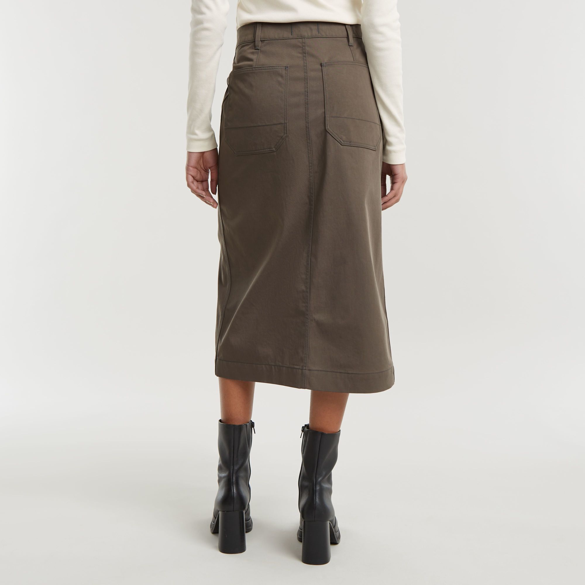 G-Star RAW Midi Utility Rok Bruin Dames