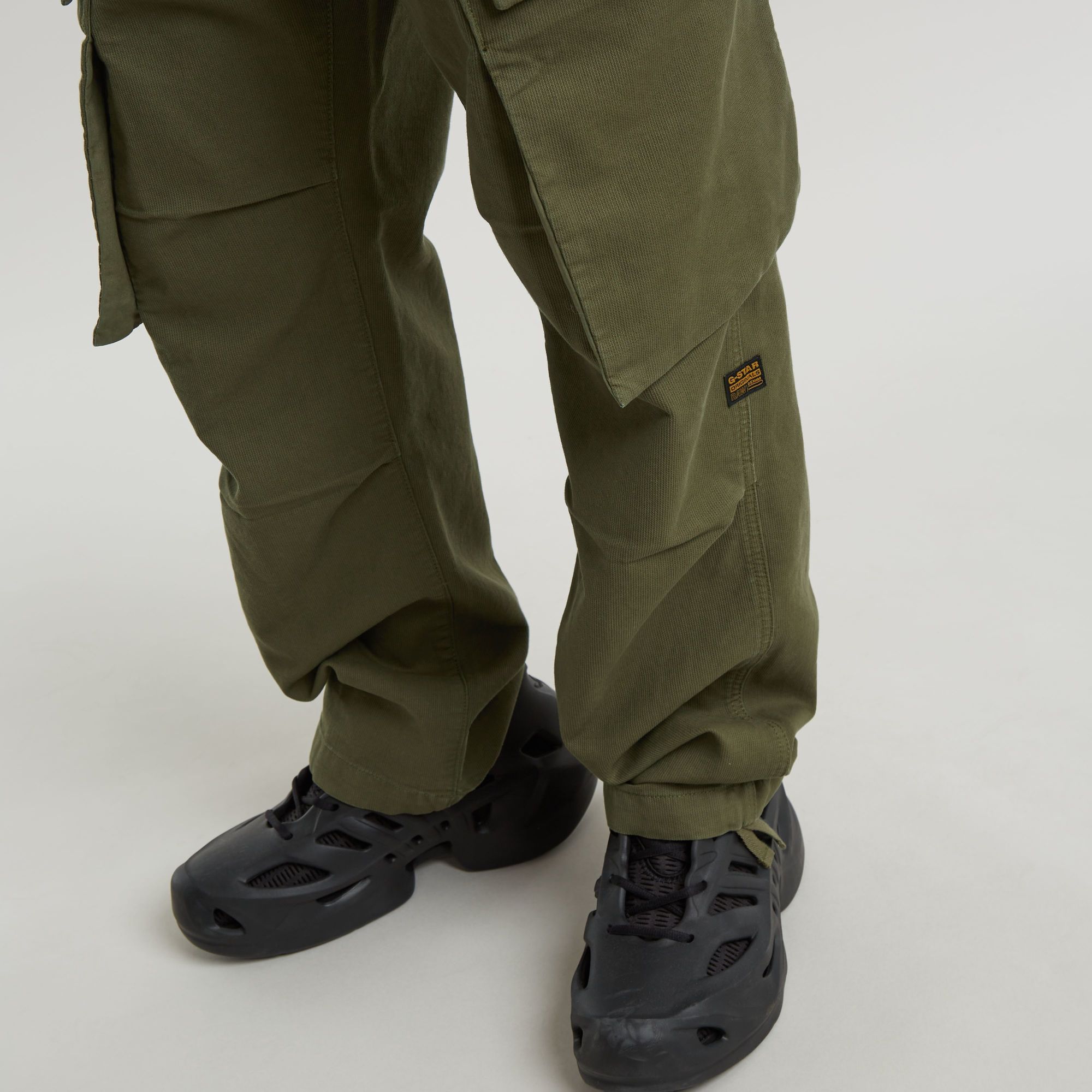 G-Star RAW R-3N Regular Straight Cargo Broek Groen Heren