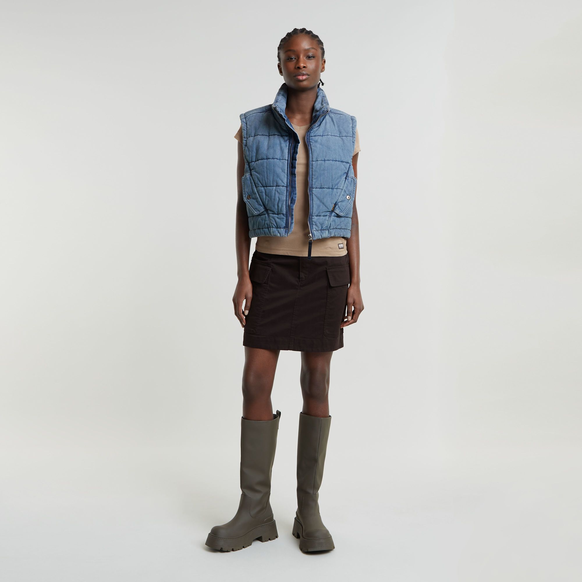 G-Star RAW Cargo Minirok Zwart Dames