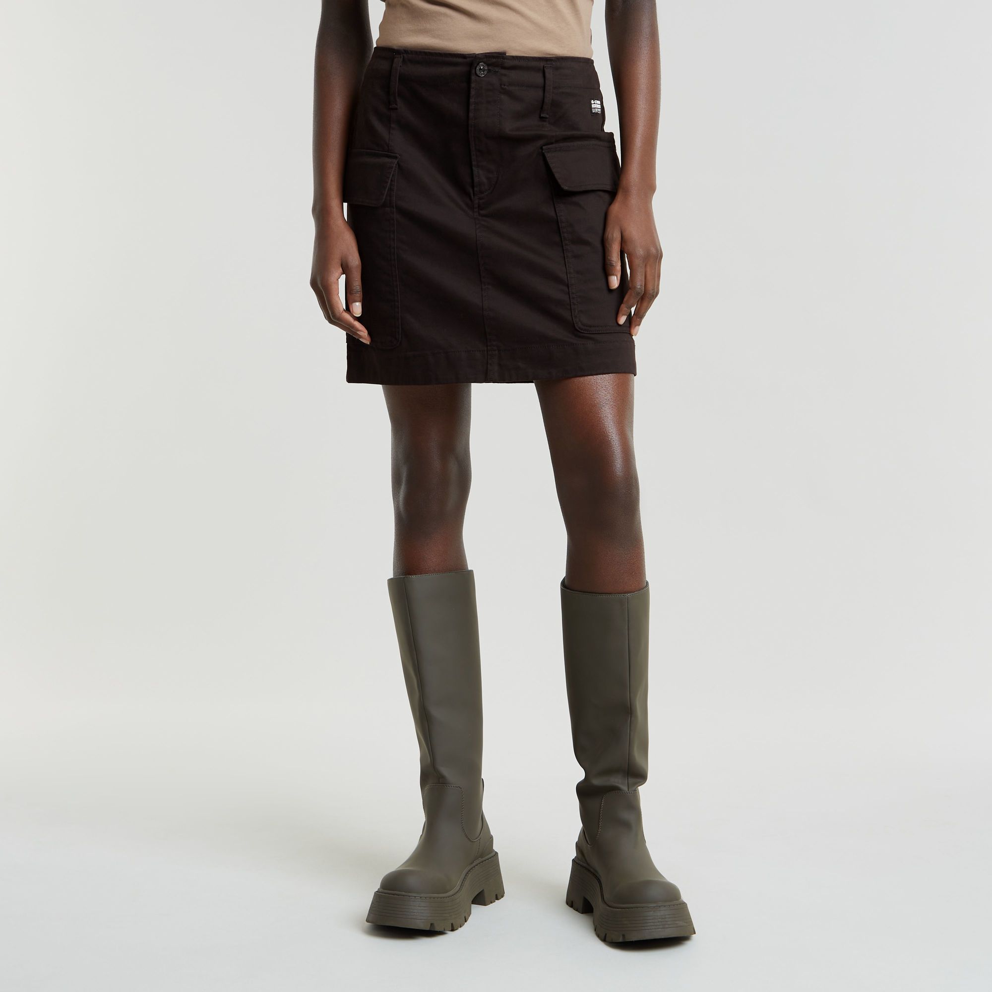 

Cargo Mini Skirt - Black - Women
