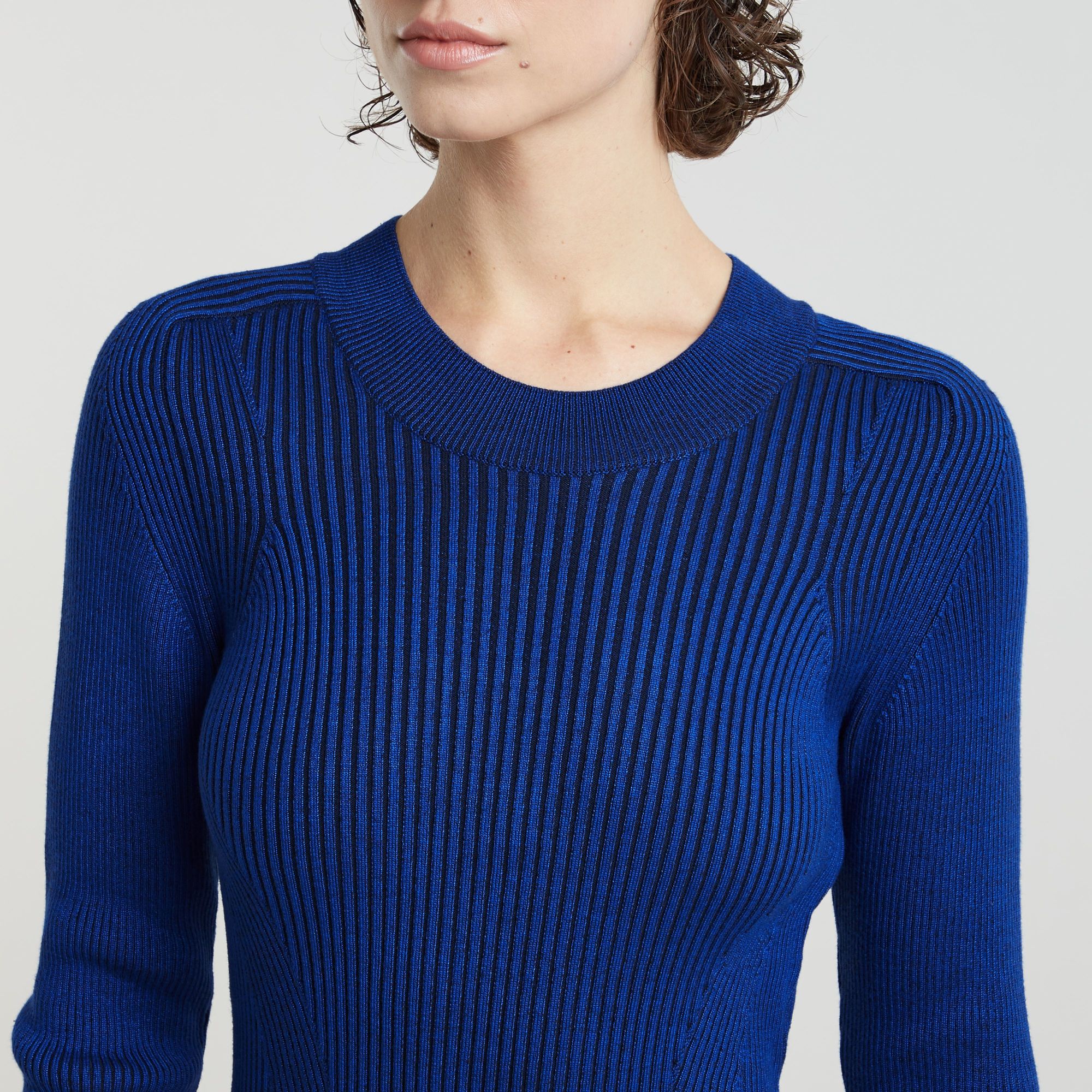 G-Star RAW Plated Slim Gebreide Jurk Meerkleurig Dames