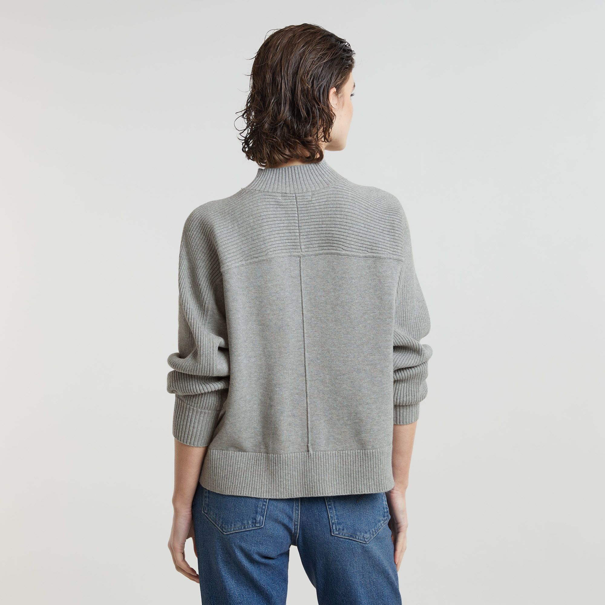 G-Star RAW Boxy Mock Jumper Meerkleurig Dames