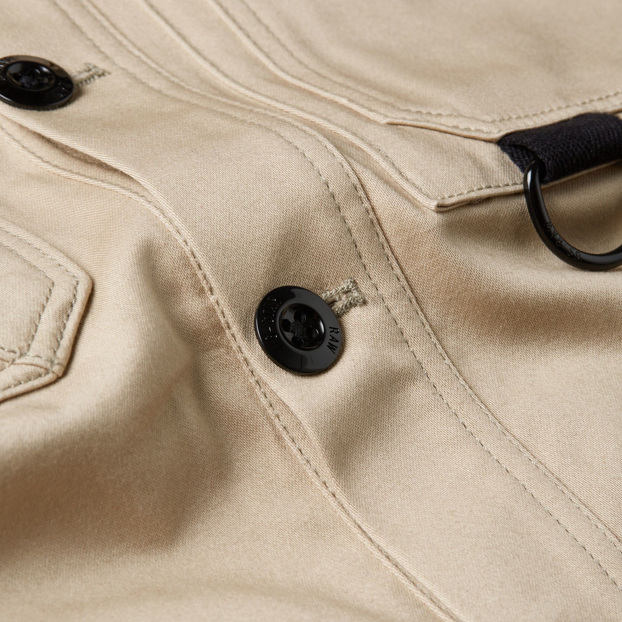 G-Star RAW Tape Overshirt Beige Dames
