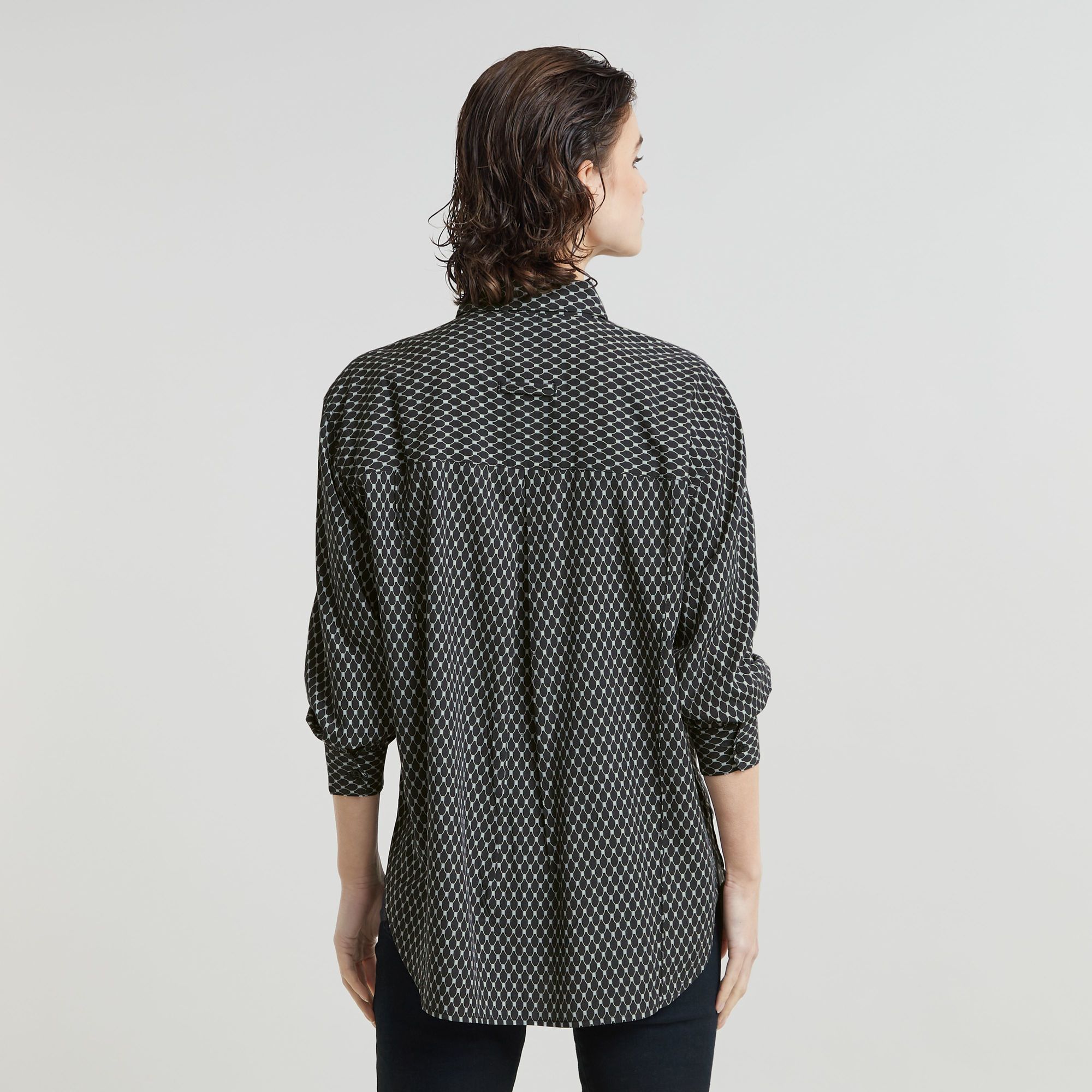 G-Star RAW Boyfriend Pintuck Shirt Meerkleurig Dames