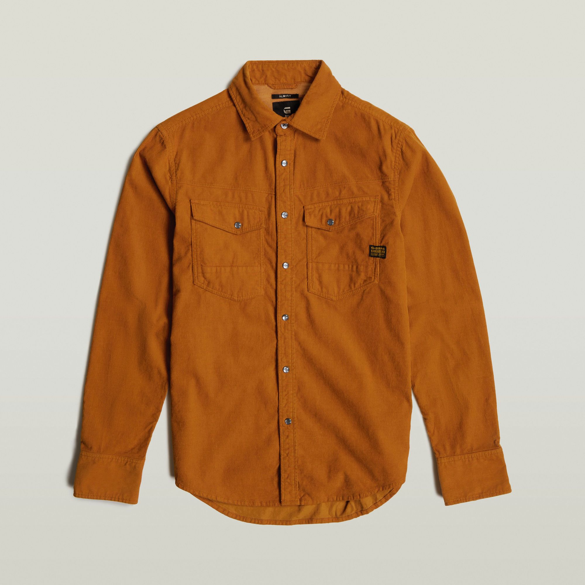 G-Star RAW Dakota Slim Shirt Bruin Heren
