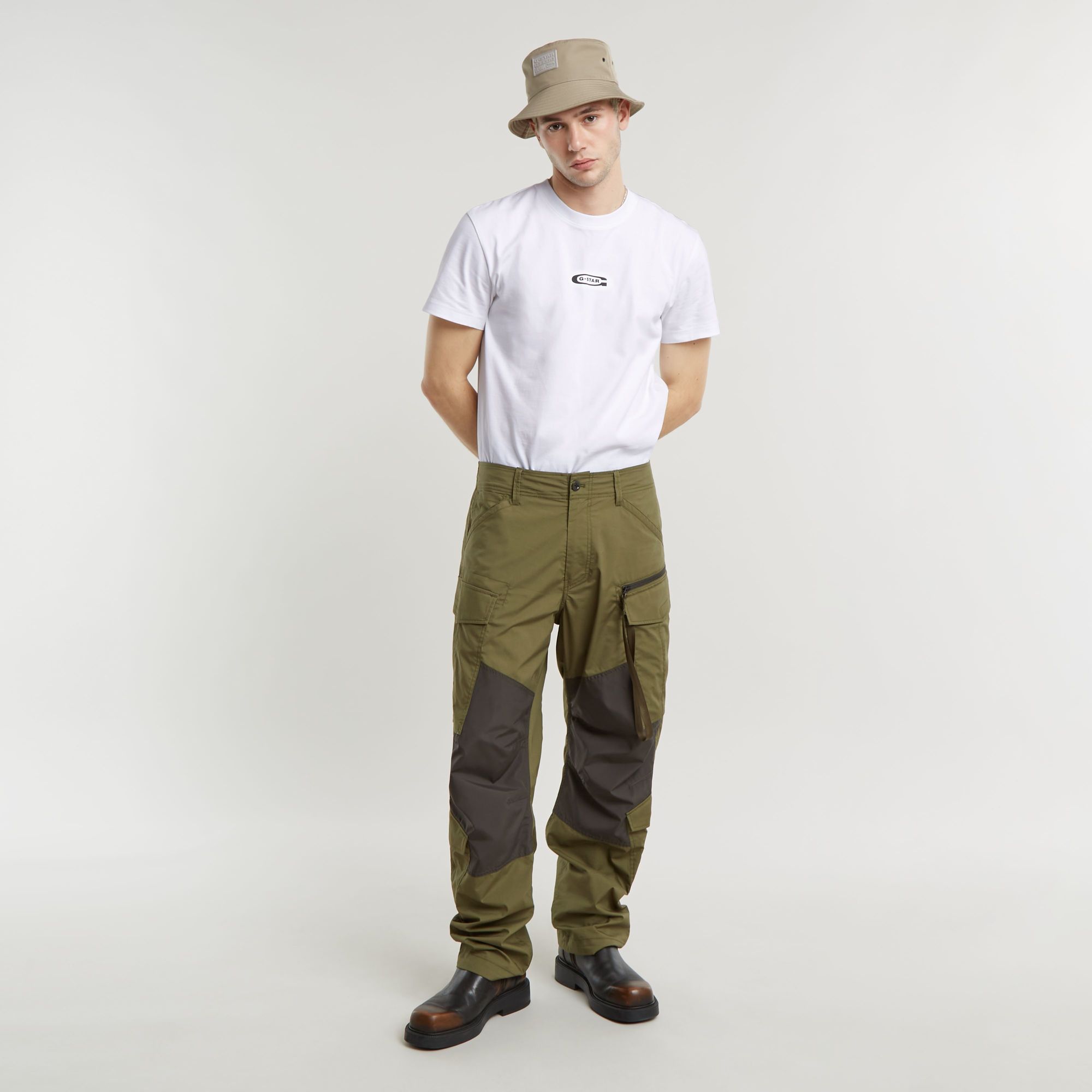 G-Star RAW Rovic Zip 3D Loose Broek Groen Heren