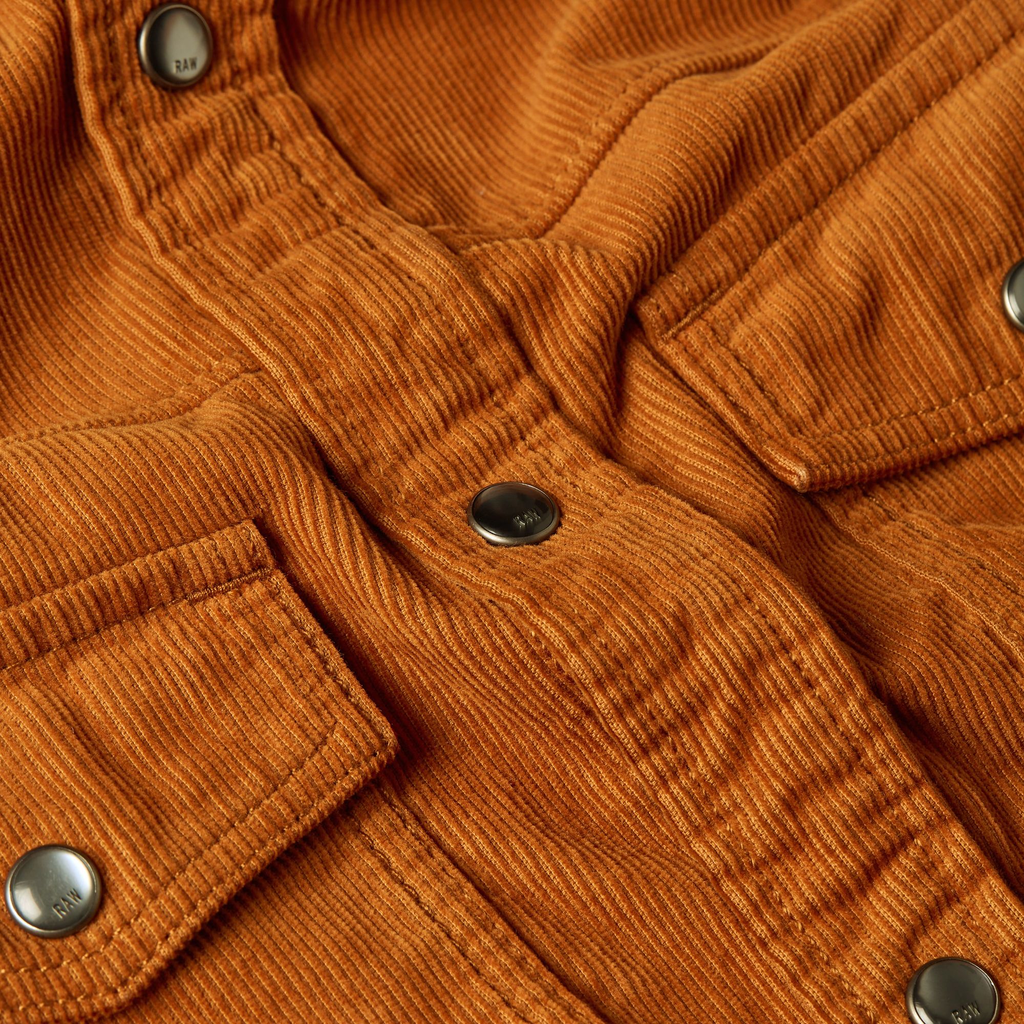 G-Star RAW Dakota Slim Shirt Bruin Heren