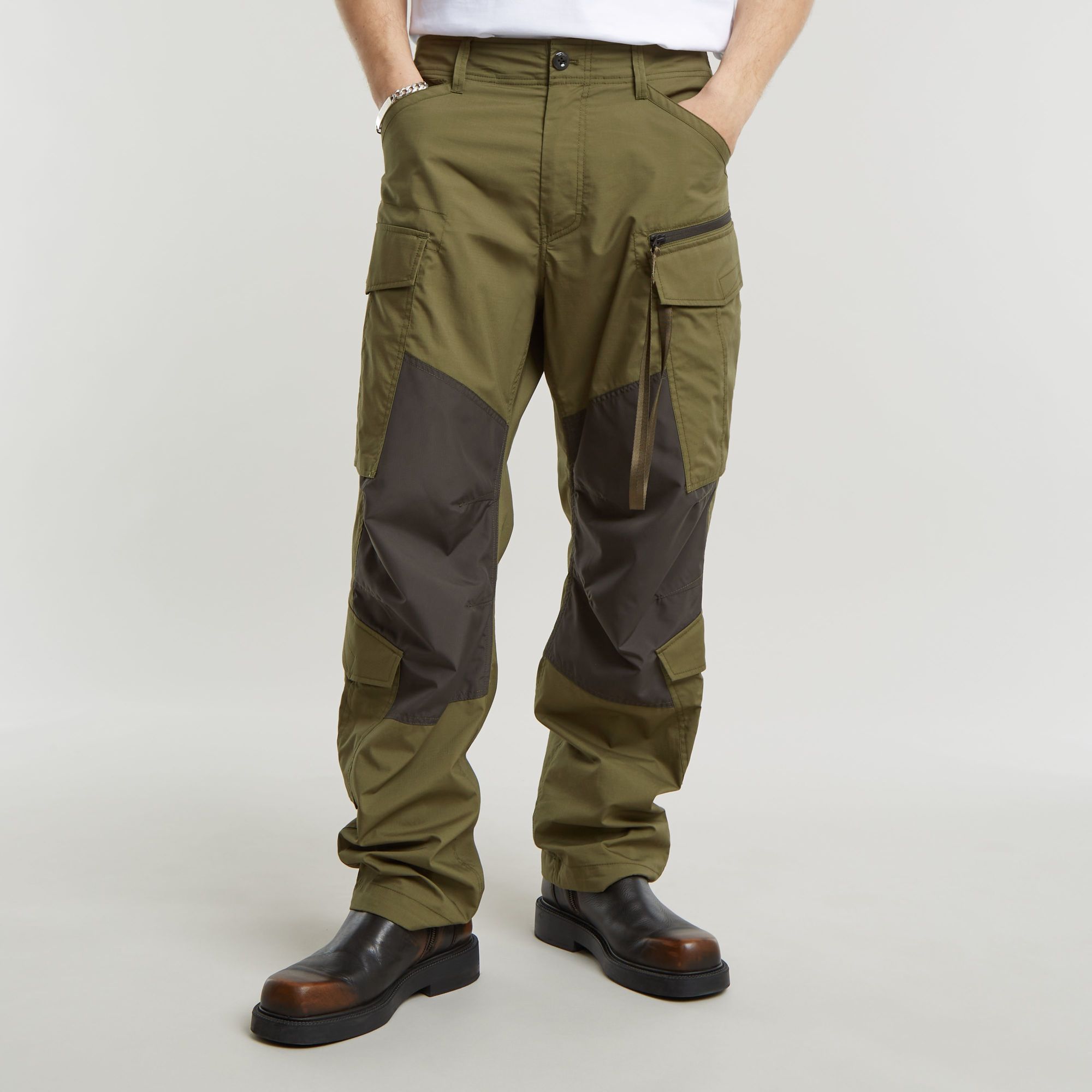 

Rovic Zip 3D Loose Pants - Green - Men