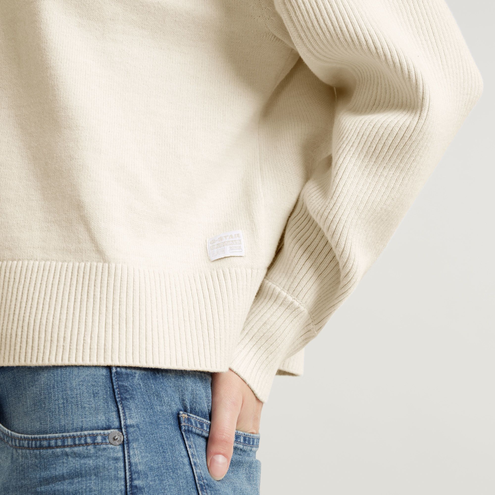 G-Star RAW Boxy Mock Jumper Meerkleurig Dames