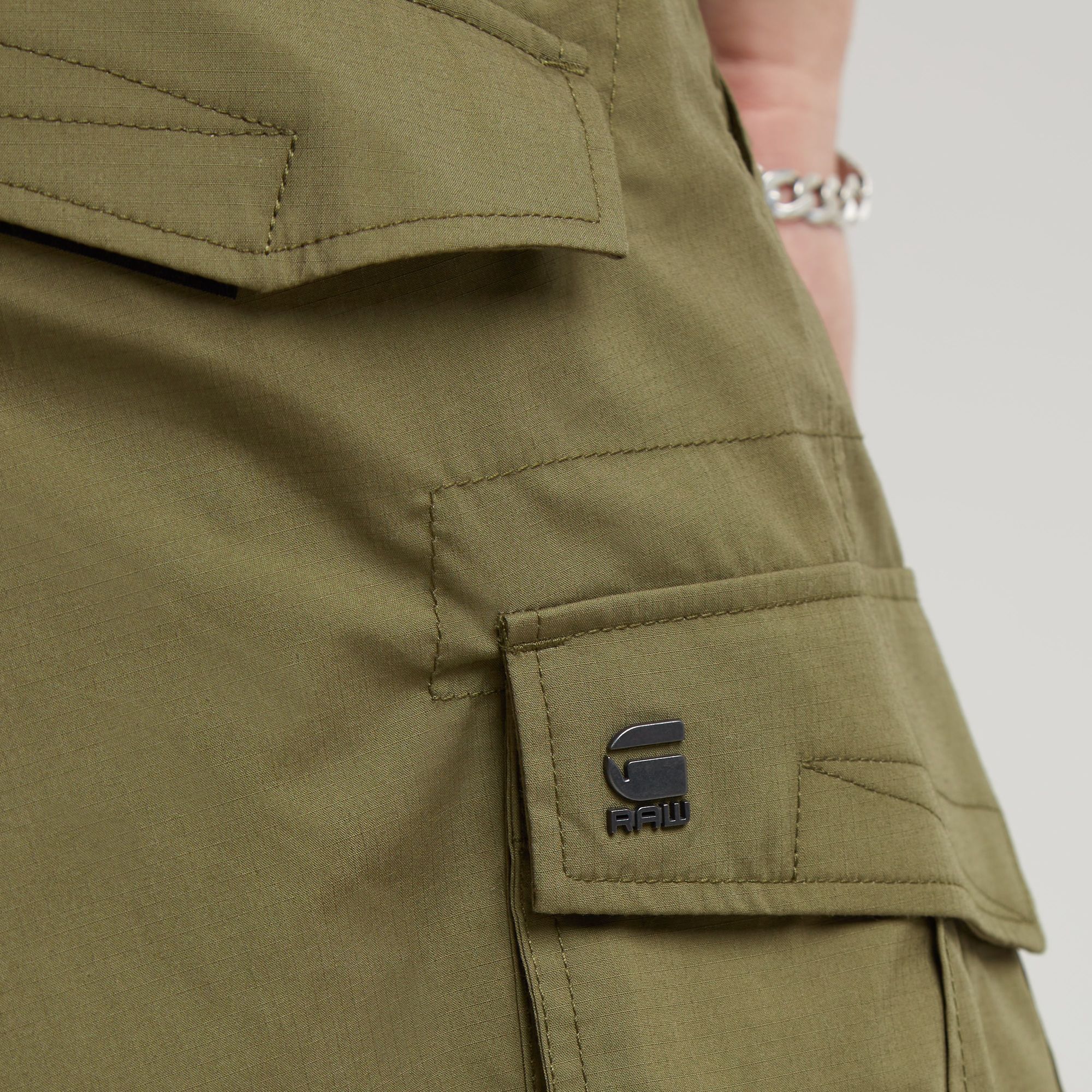 G-Star RAW Rovic Zip 3D Loose Broek Groen Heren