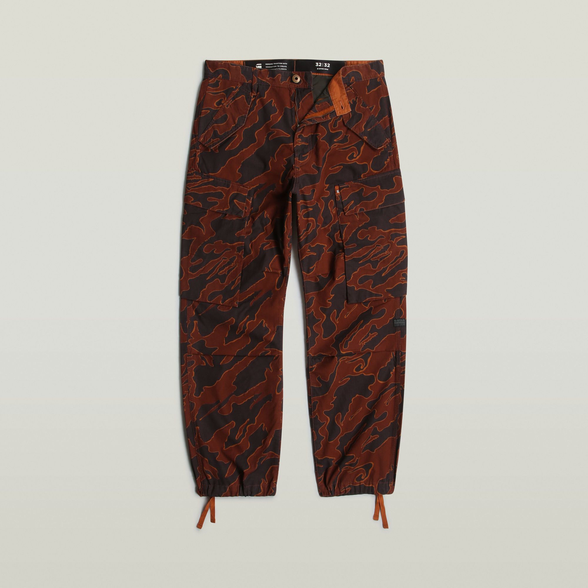 G-Star RAW R-3N Regular Straight Cargo Broek Meerkleurig Heren
