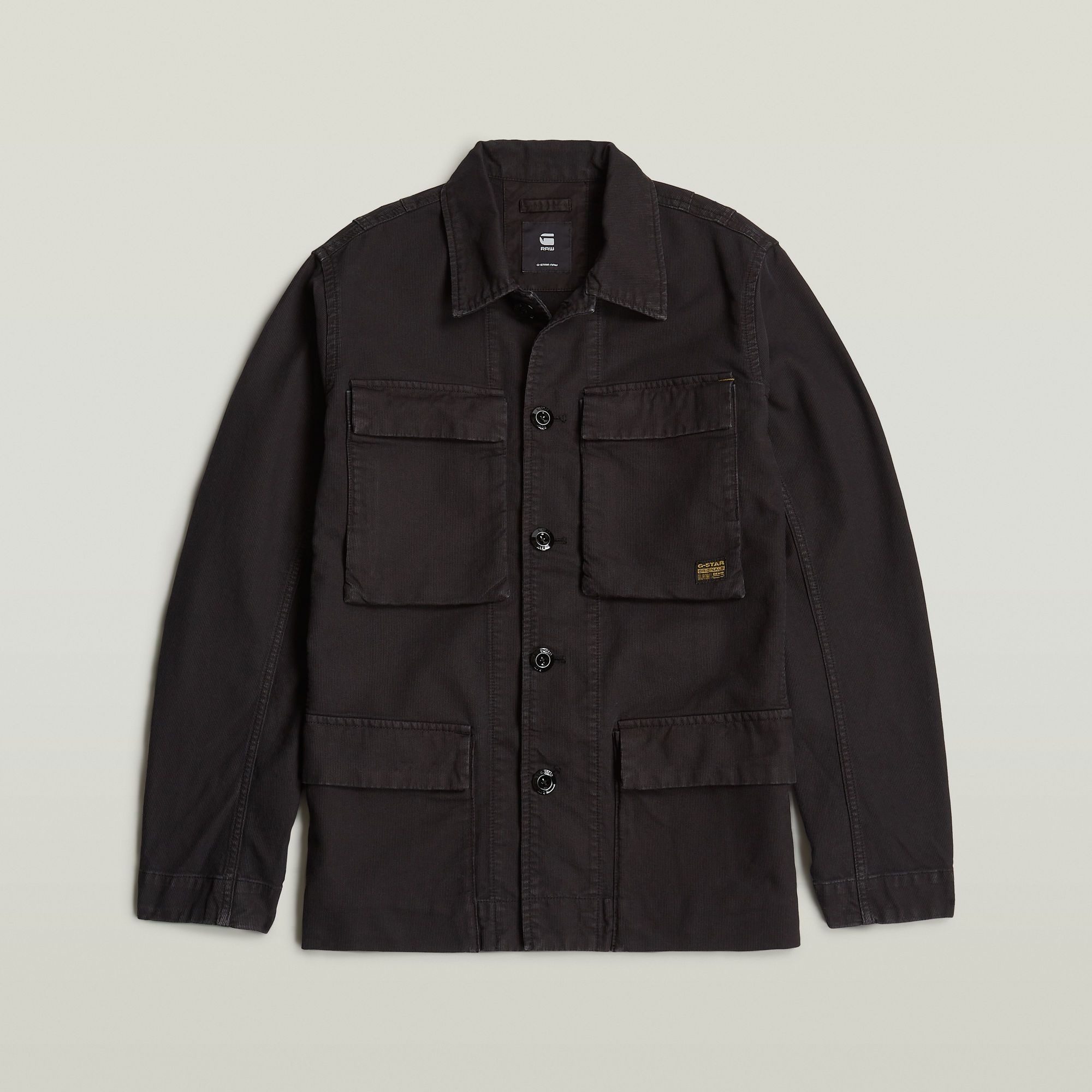 G-Star RAW 4 Pocket Overshirt Zwart Heren