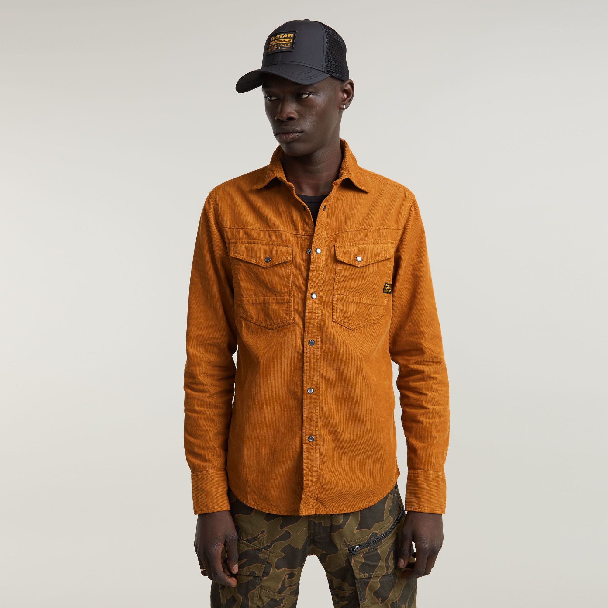 

Dakota Slim Shirt - Bruin - Heren