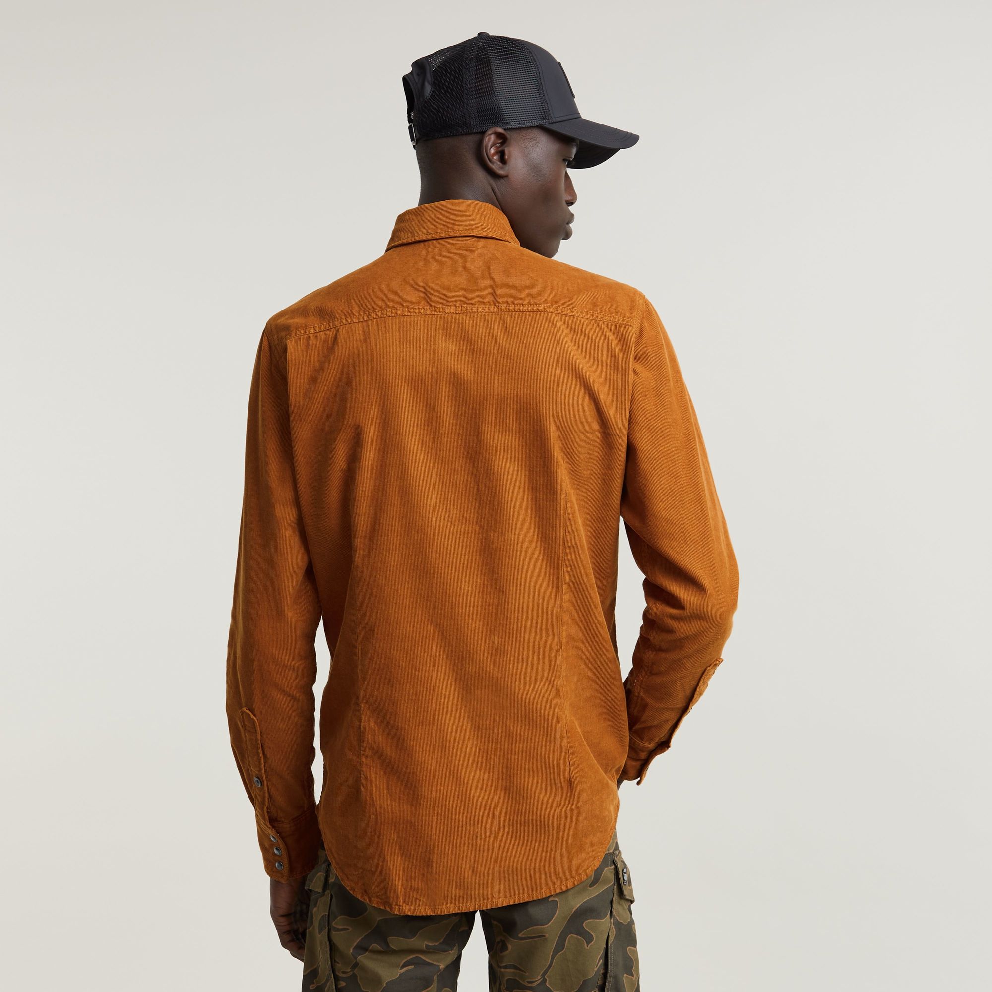 G-Star RAW Dakota Slim Shirt Bruin Heren