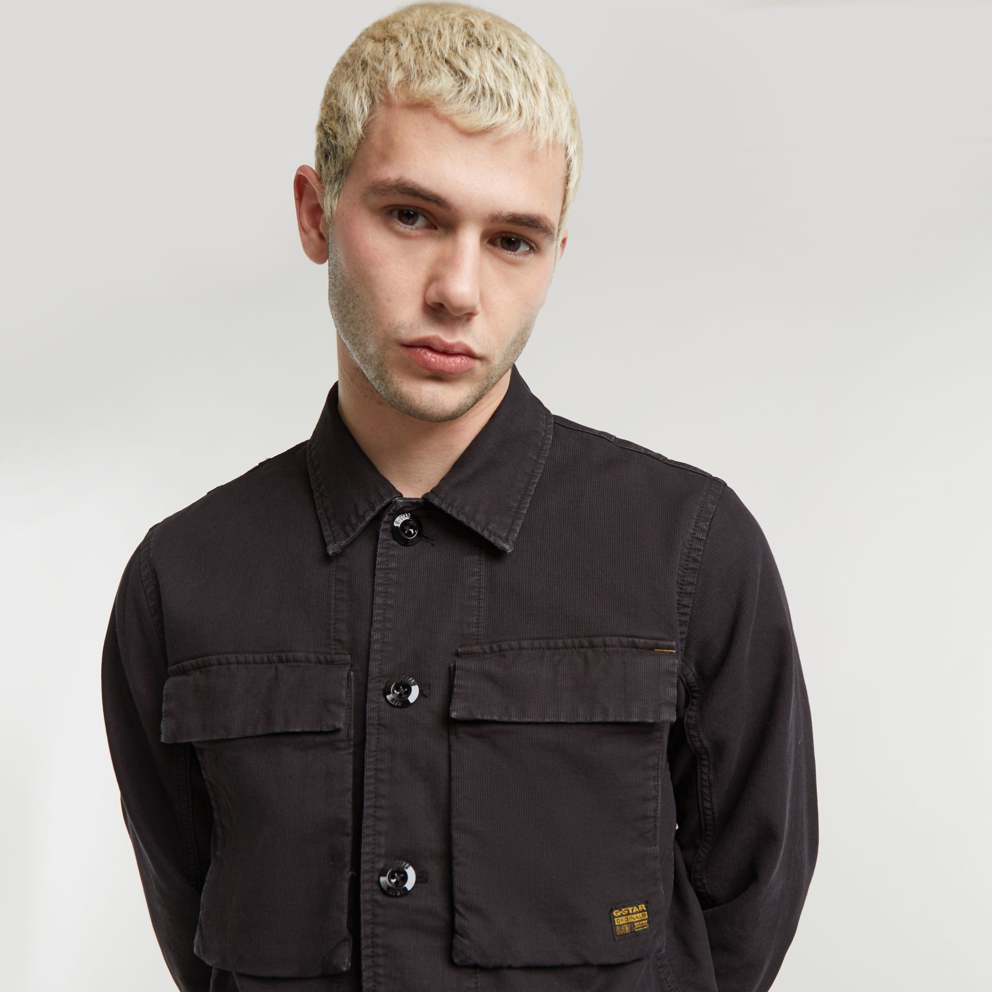 G-Star RAW 4 Pocket Overshirt Zwart Heren